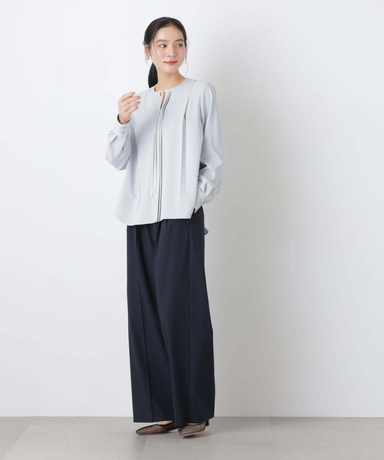 トロストレッチ2タックワイドパンツ(セットアップ可) 6696127301