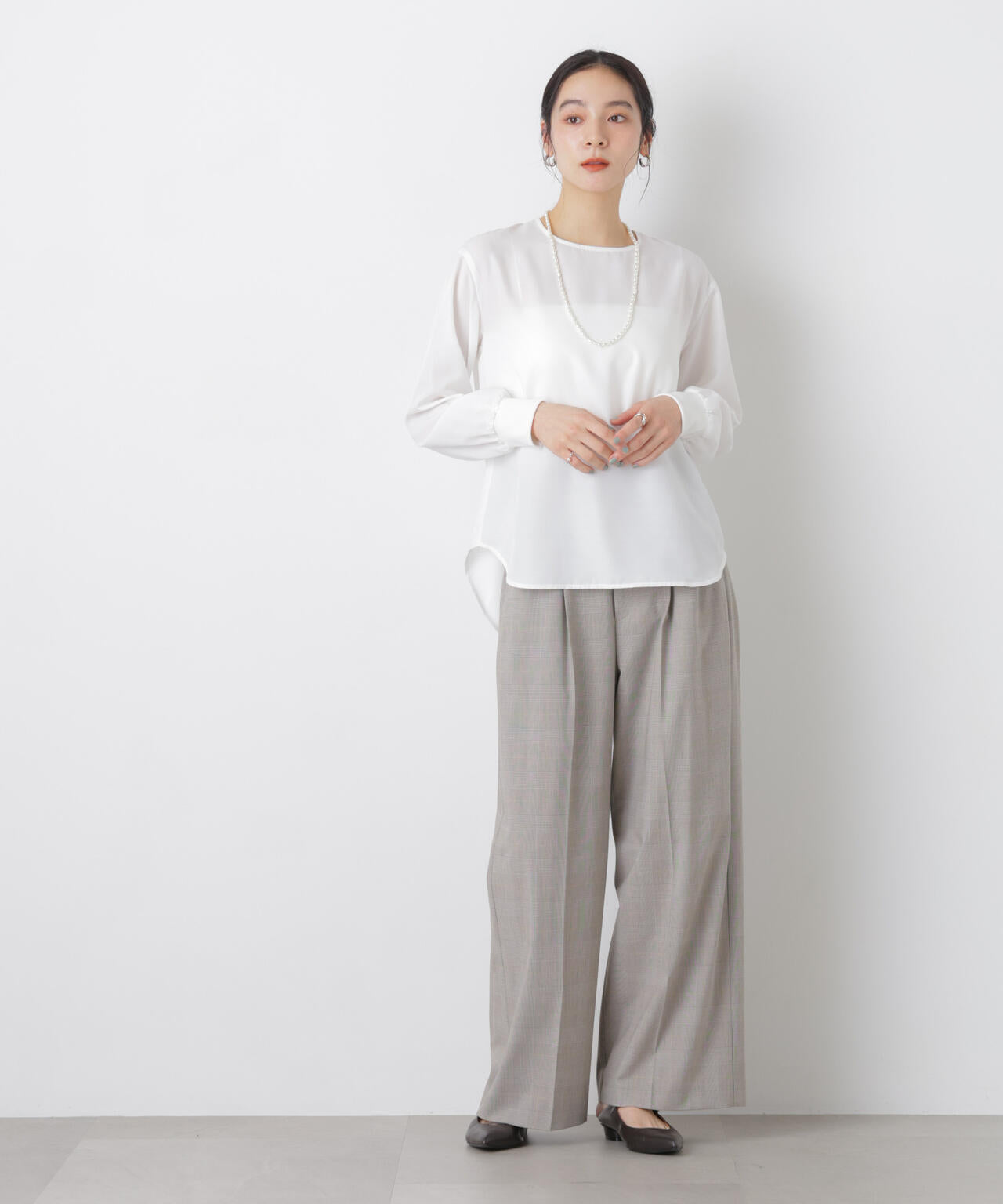 トロストレッチ2タックワイドパンツ(セットアップ可) 6696127301