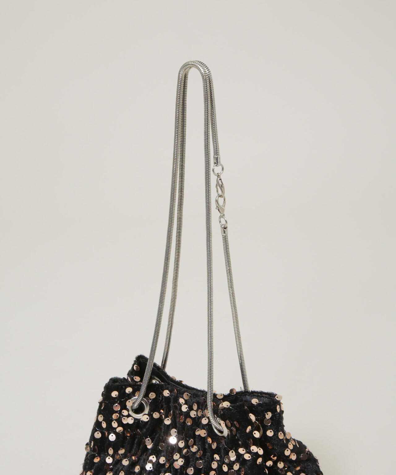 スパンコール巾着バッグ 6696132307