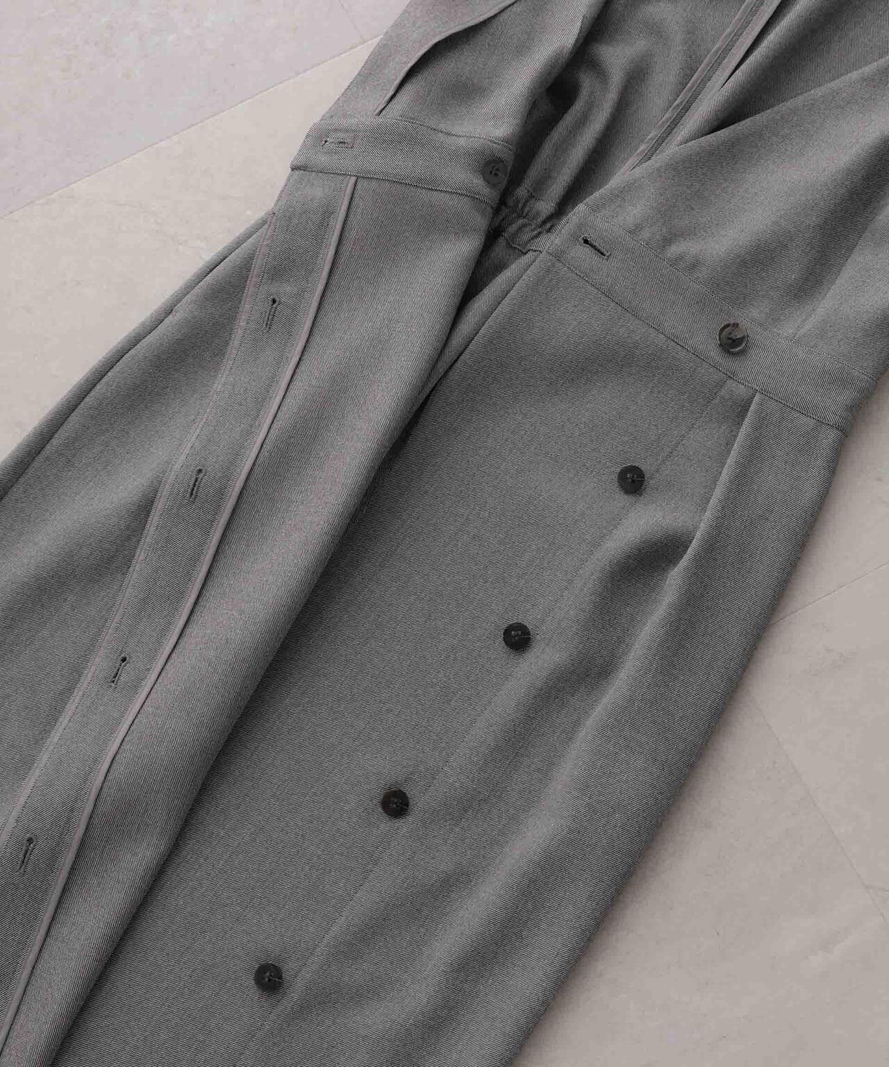 シャンブレーシャークスキンカシュクールワンピース 6696219302