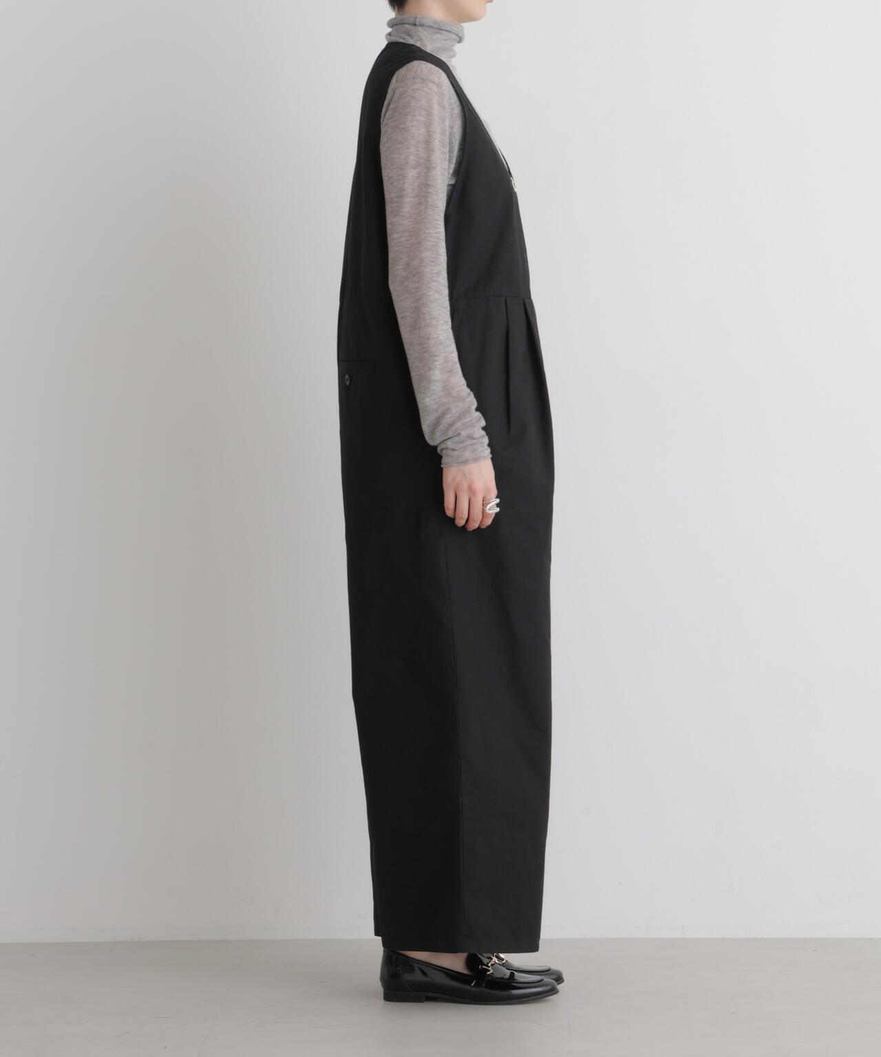 コットンタックジップオールインワン 6696219312