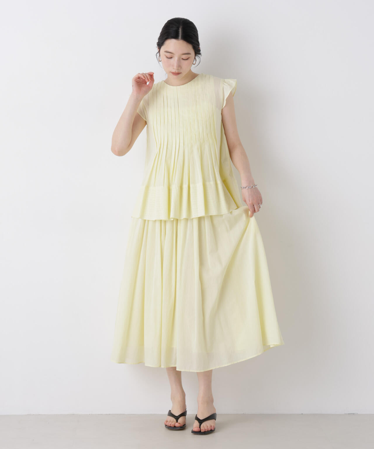 made in india タックステッチブラウス(セットアップ可) 6696221300