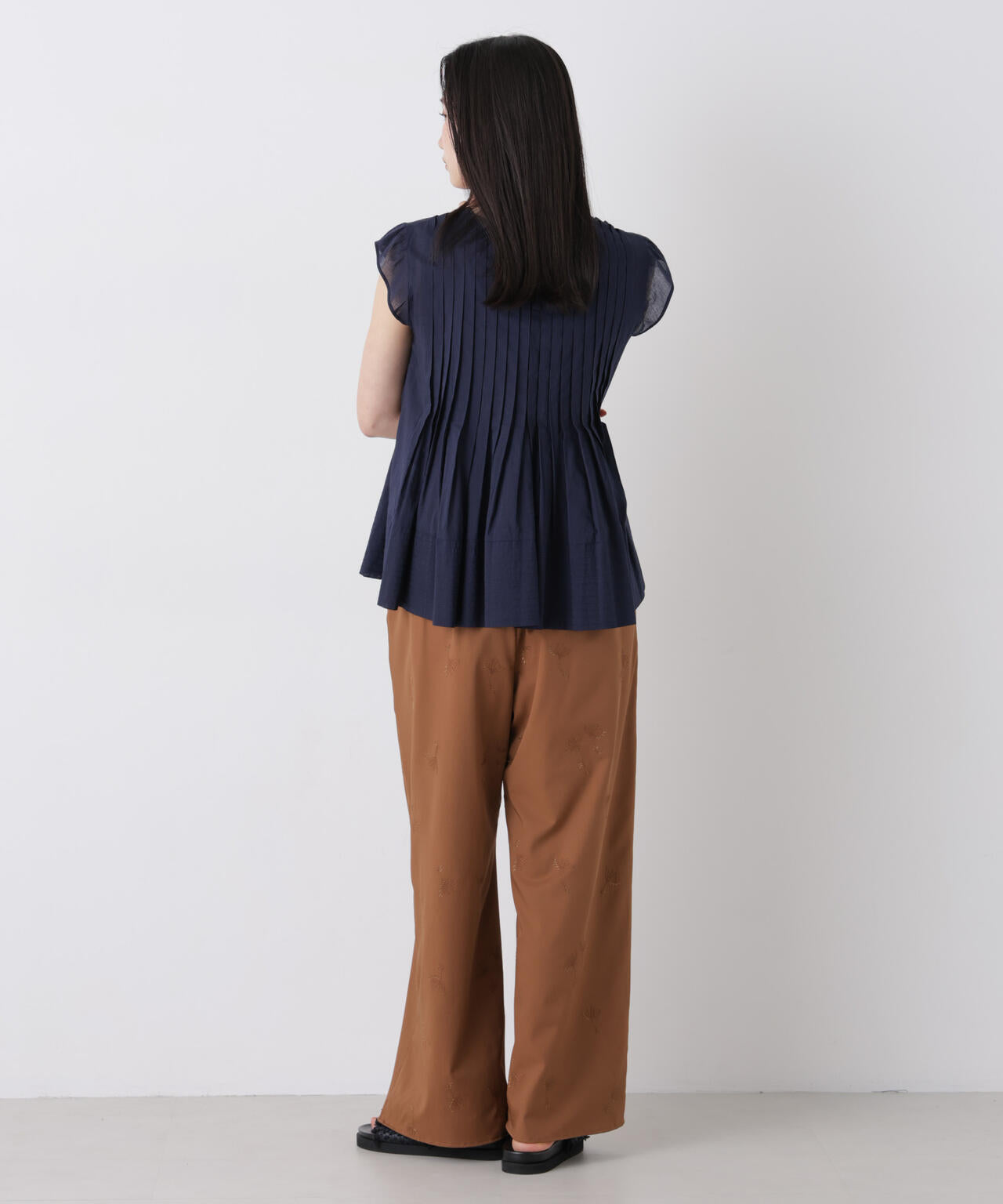 made in india タックステッチブラウス(セットアップ可) 6696221300
