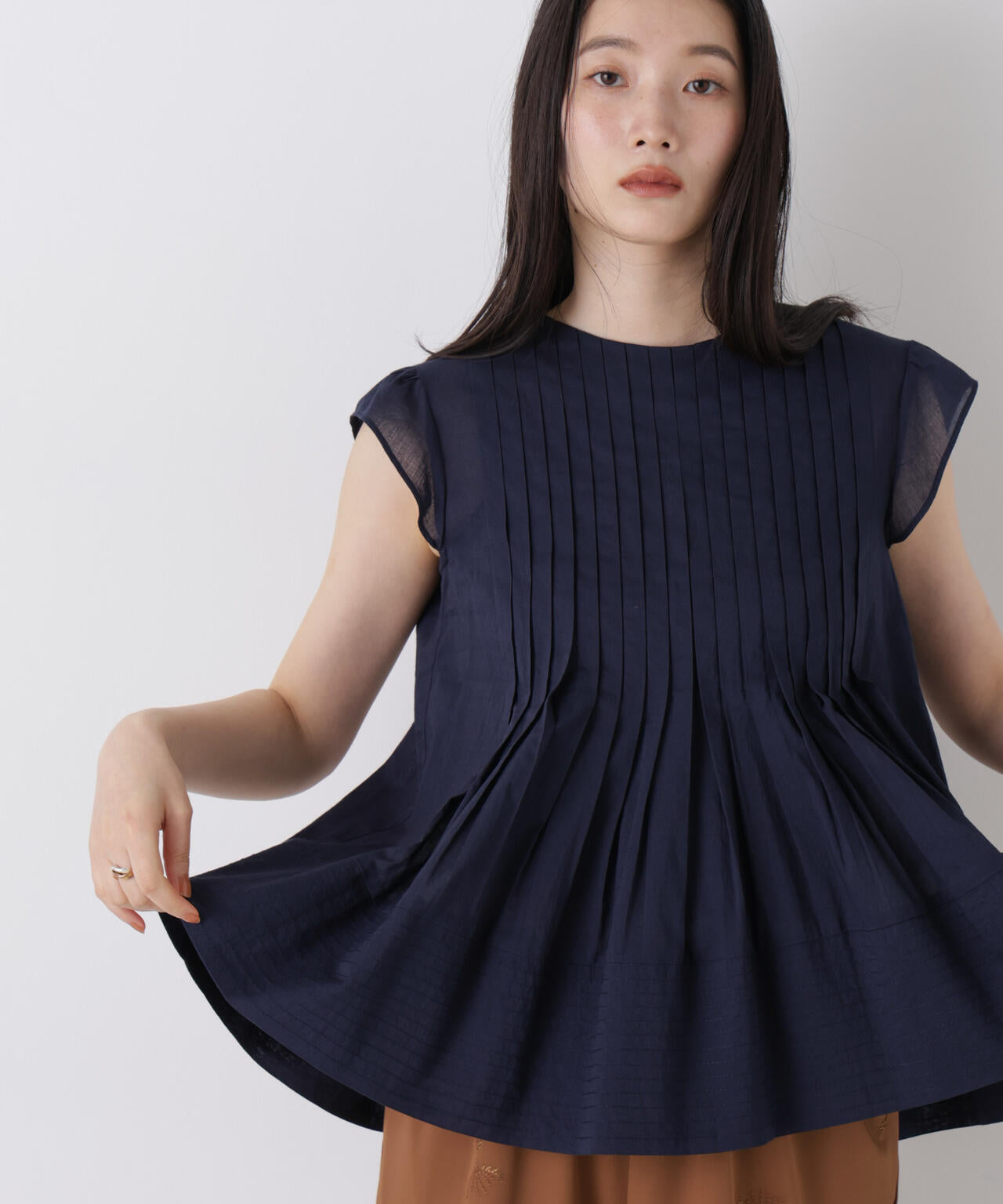 made in india タックステッチブラウス(セットアップ可) 6696221300