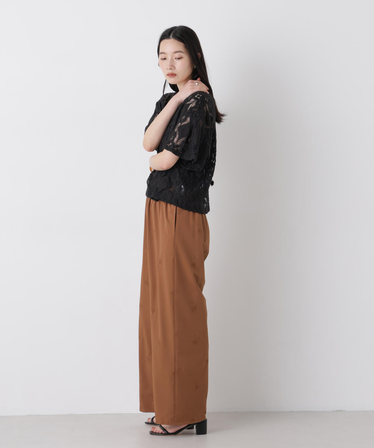 made in india レースワイドブラウス 6696221302