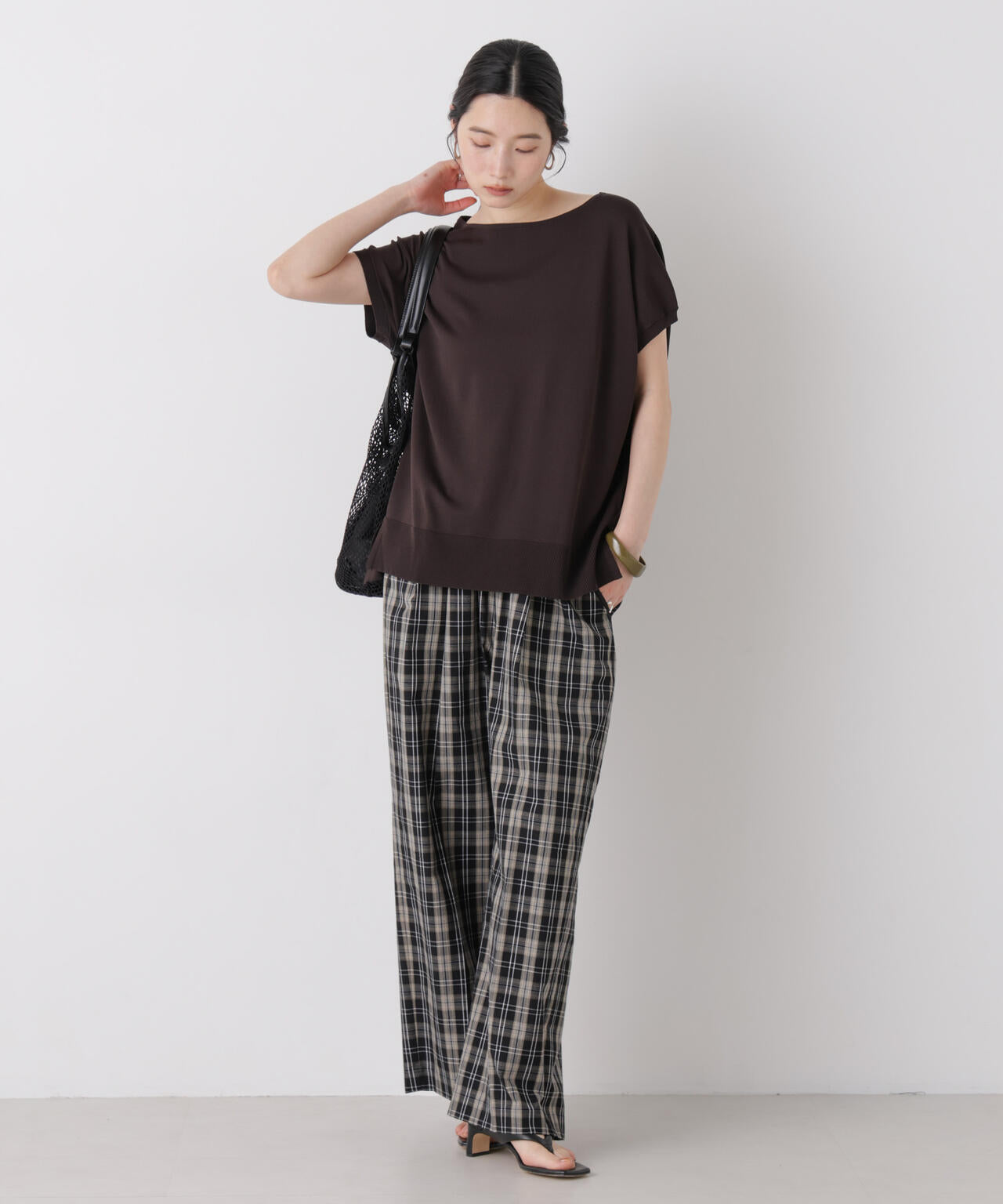 SUMMER VEIL KNIT ワイドプルオーバー 6696222310