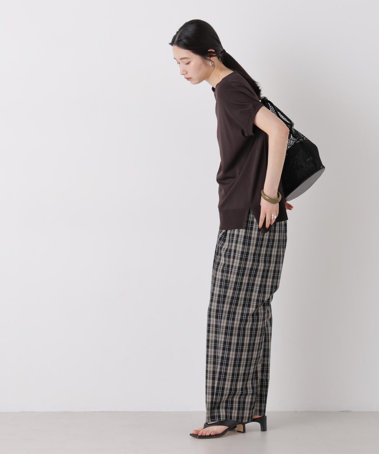 SUMMER VEIL KNIT ワイドプルオーバー 6696222310