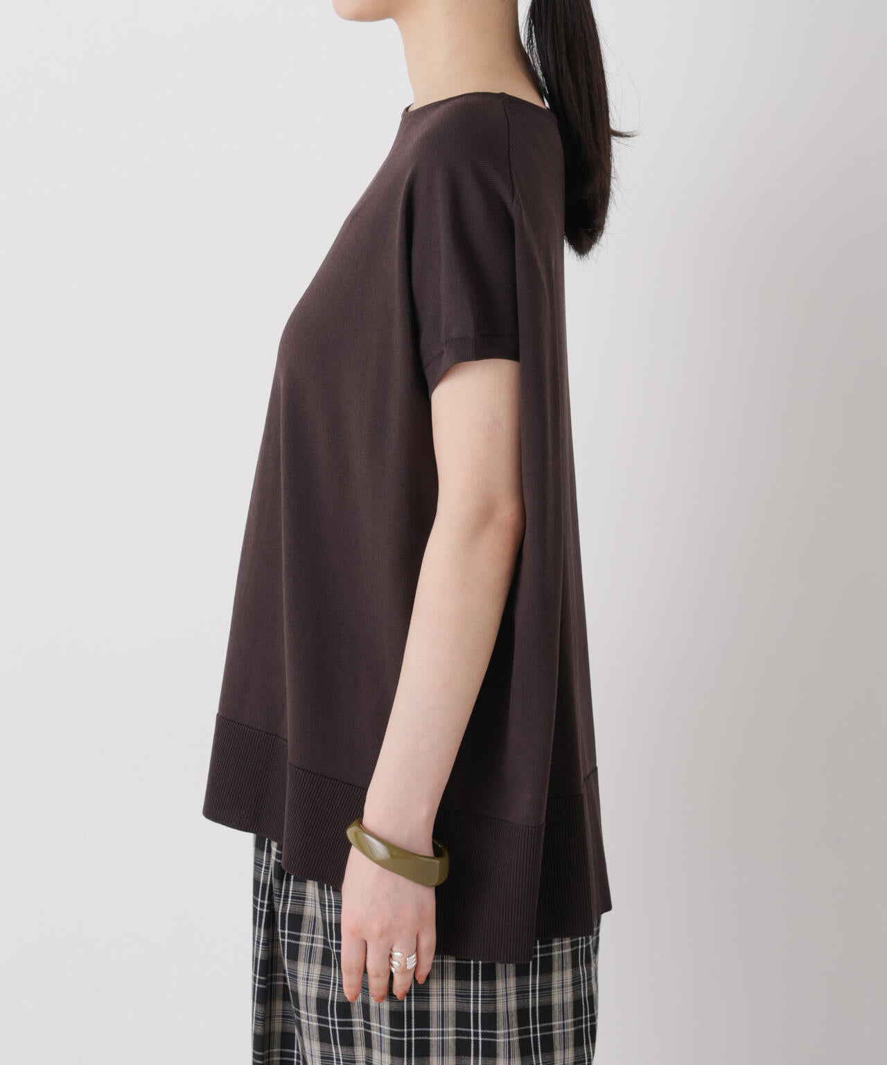 SUMMER VEIL KNIT ワイドプルオーバー 6696222310