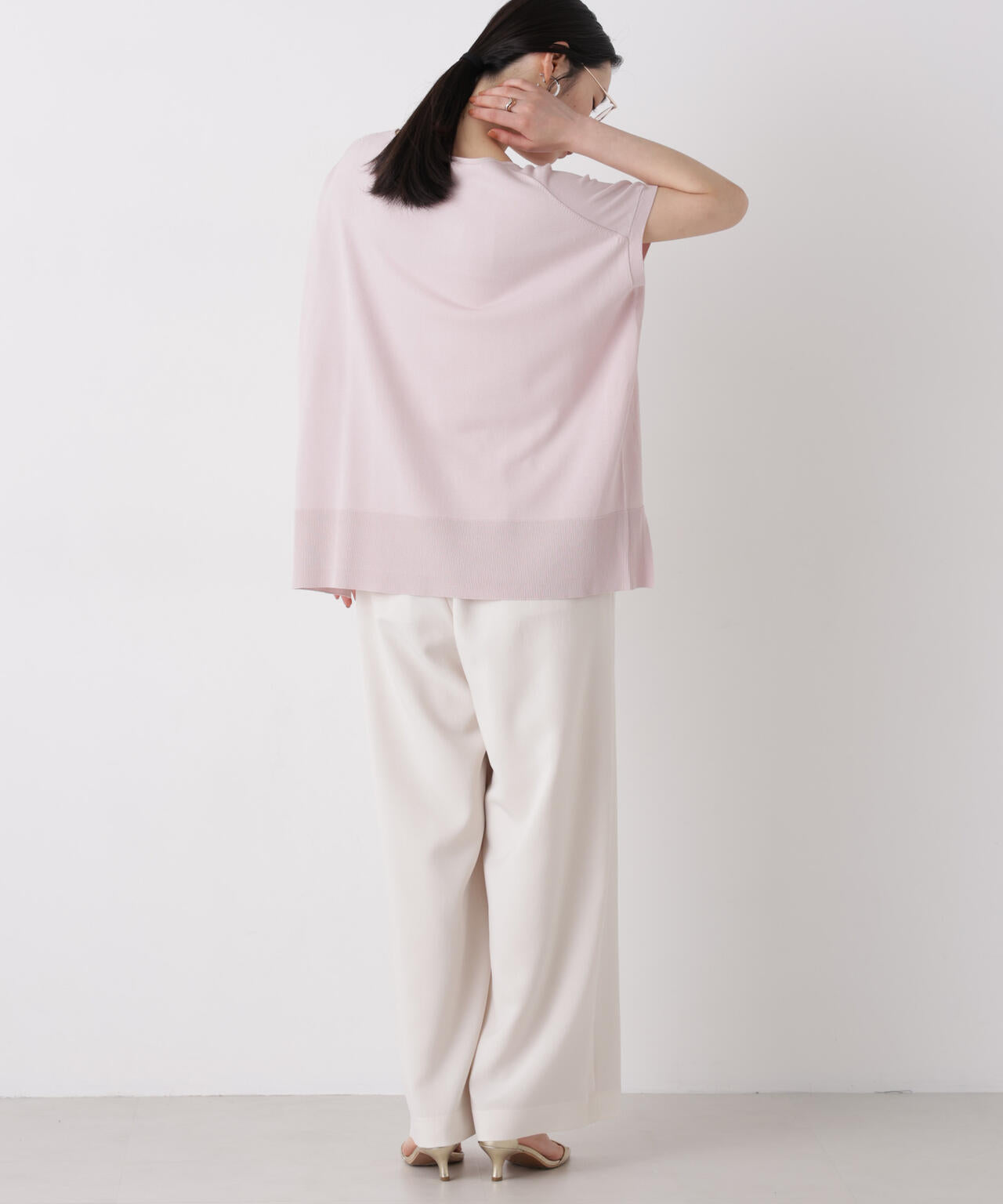 SUMMER VEIL KNIT ワイドプルオーバー 6696222310