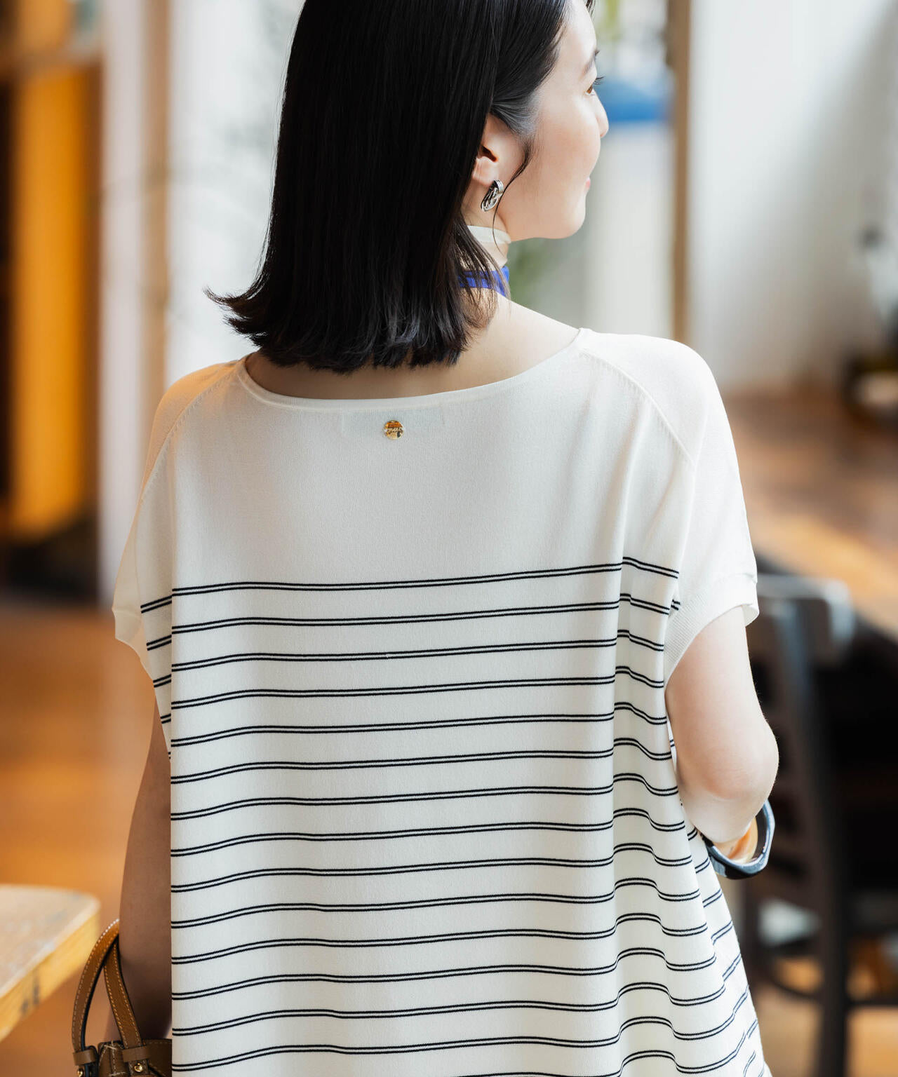 SUMMER VEIL KNIT ワイドプルオーバー 6696222310