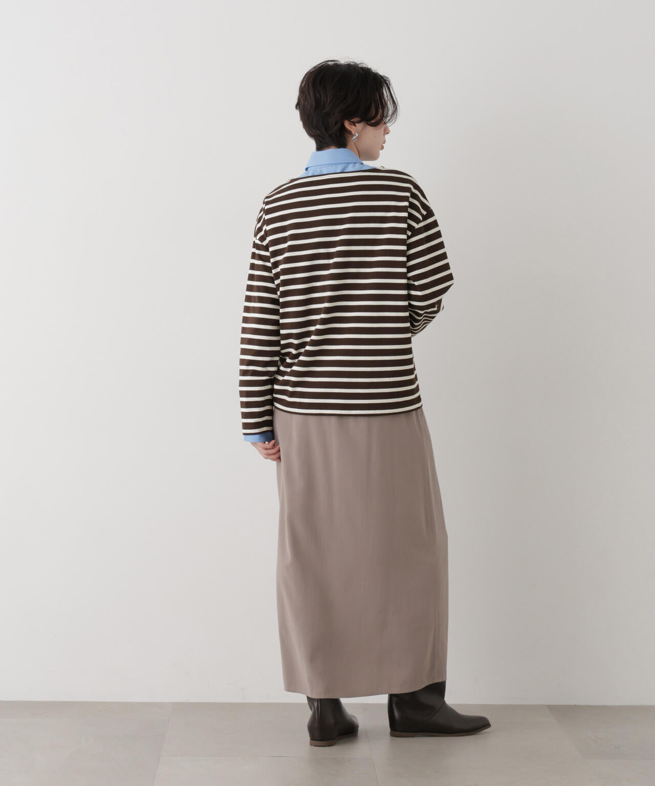 ボーダー2wayカットトップス 6696223303