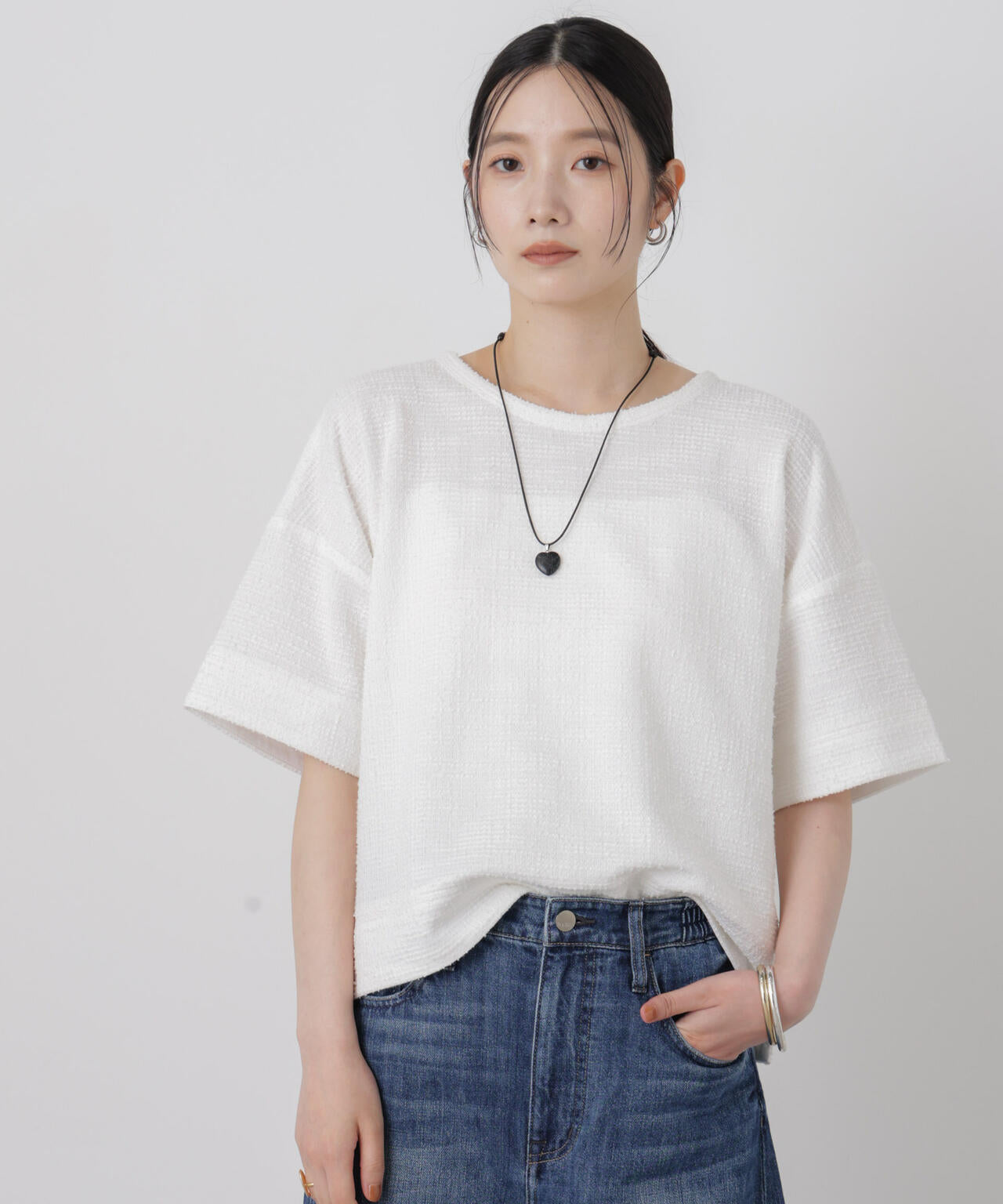 ジャージーツイードTシャツ 6696224300