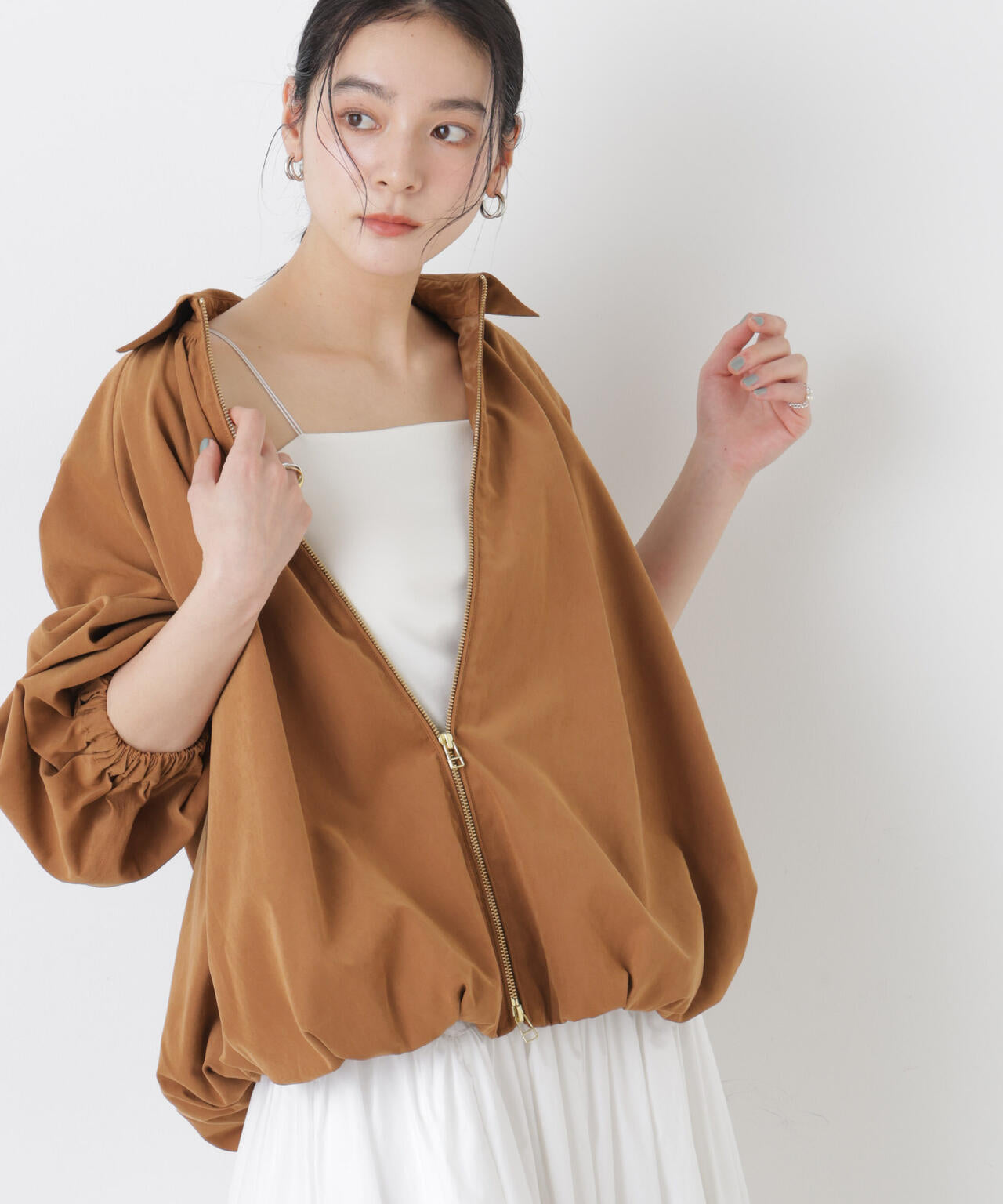 ストレッチポンチカップ付きベアトップキャミソール 6696224301