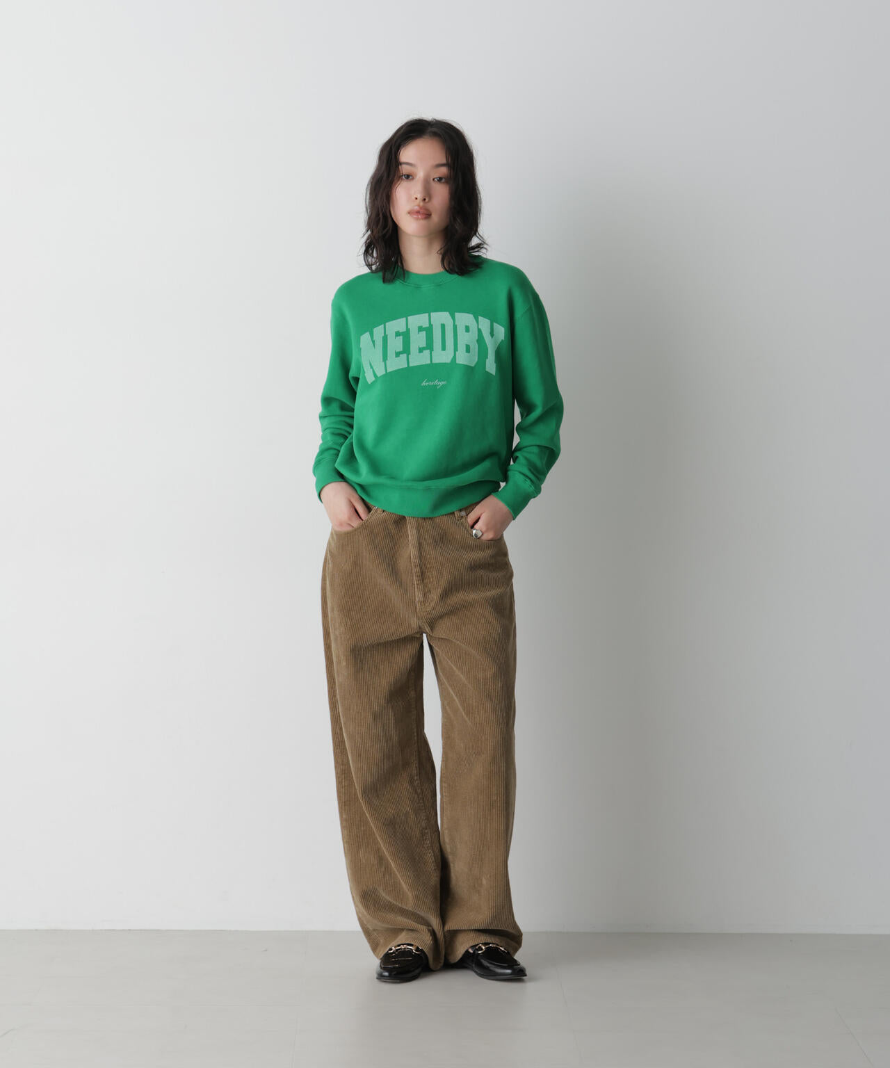 「STEVELOUR」太コールストレートパンツ 6696227311