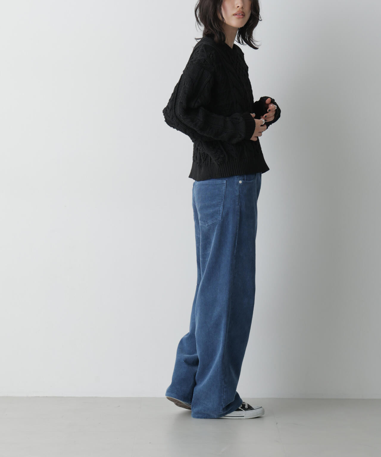 「STEVELOUR」太コールストレートパンツ 6696227311