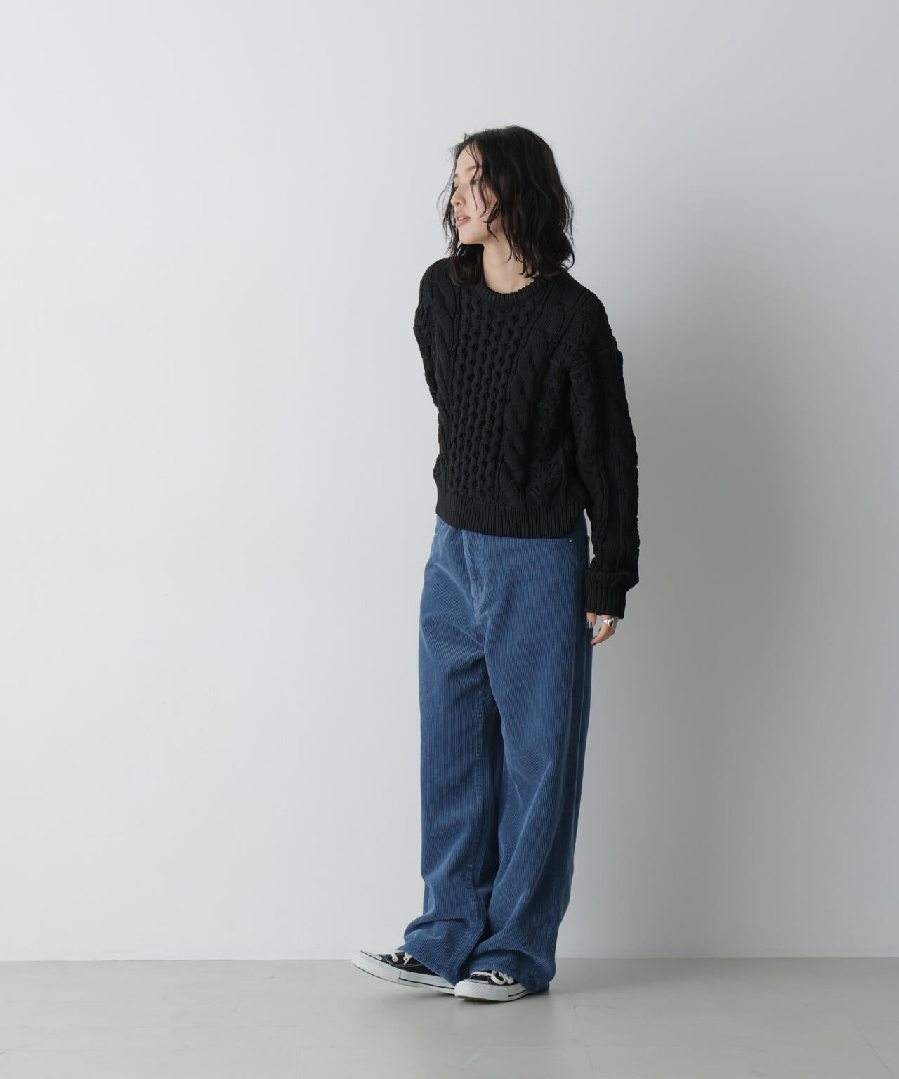 「STEVELOUR」太コールストレートパンツ 6696227311