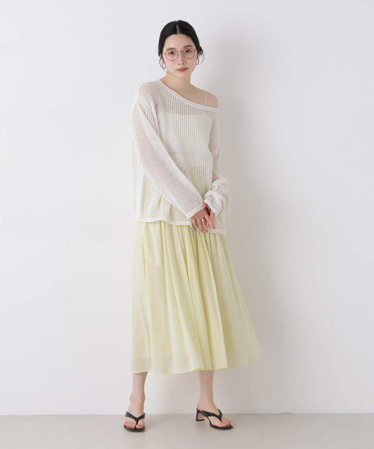 made in india タックフレアスカート(セットアップ可) 6696230300