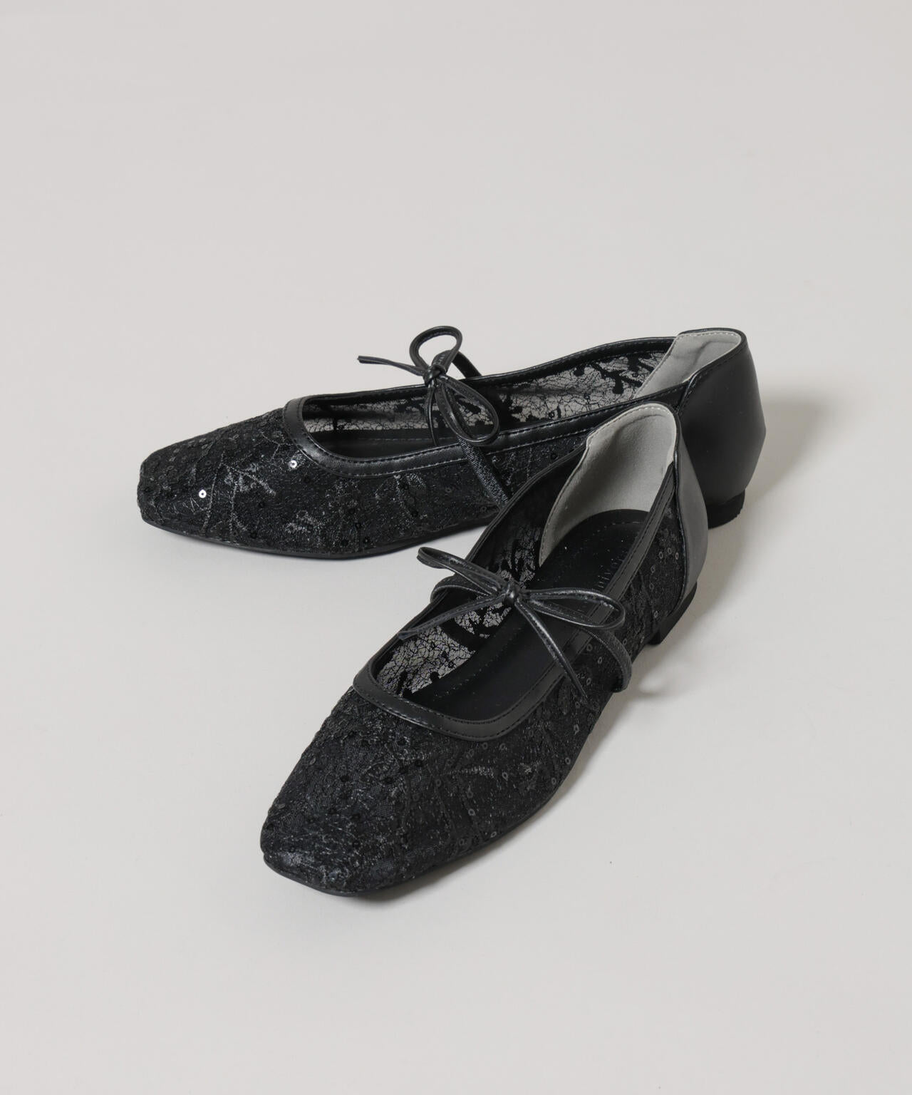 レーススパンコールメリージェーン 6696233305