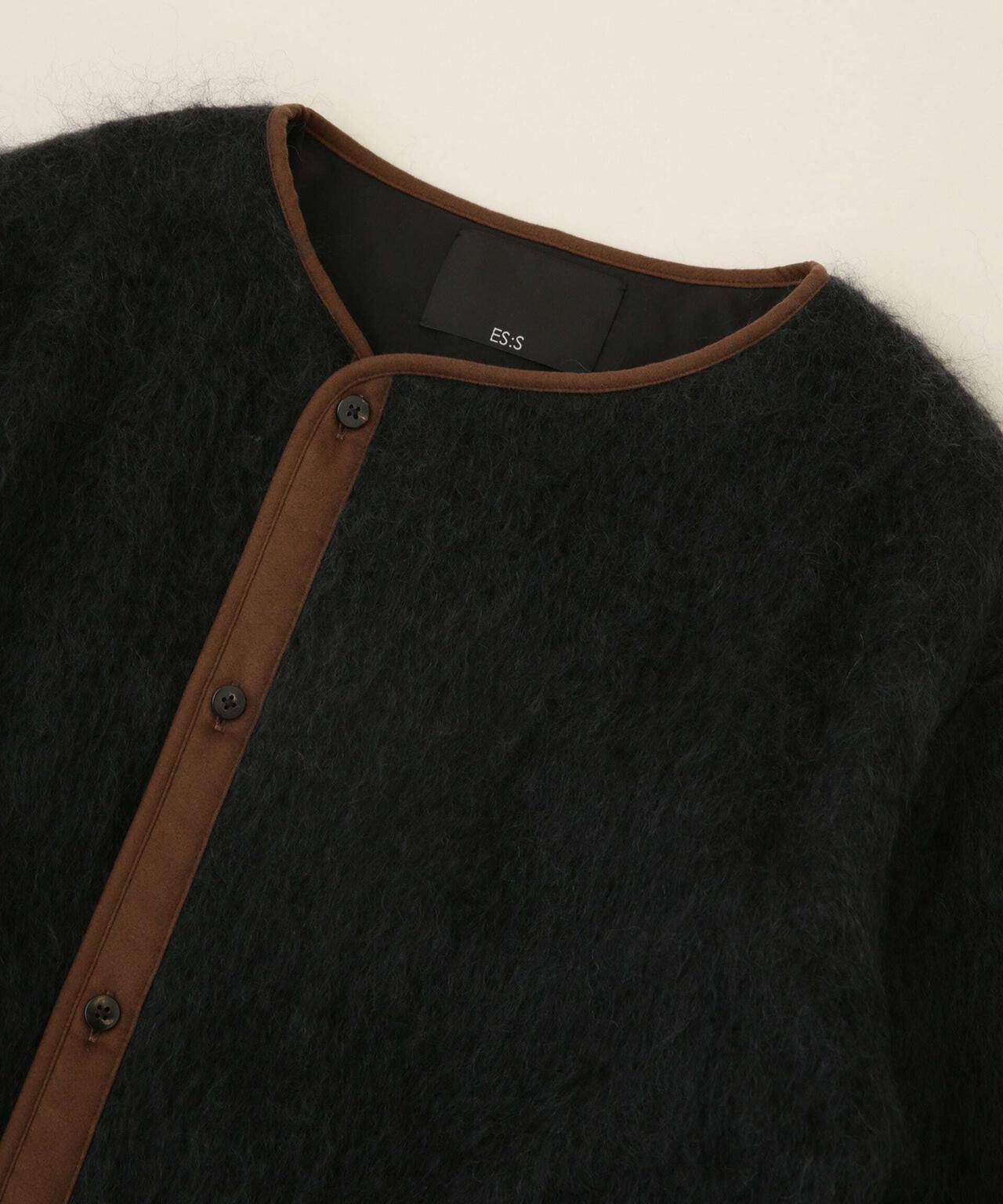 ES:S/NO COLLAR TRIM LINER JACKET 6702212071