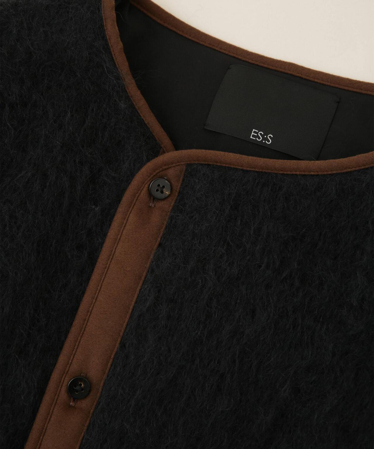 ES:S/NO COLLAR TRIM LINER JACKET 6702212071