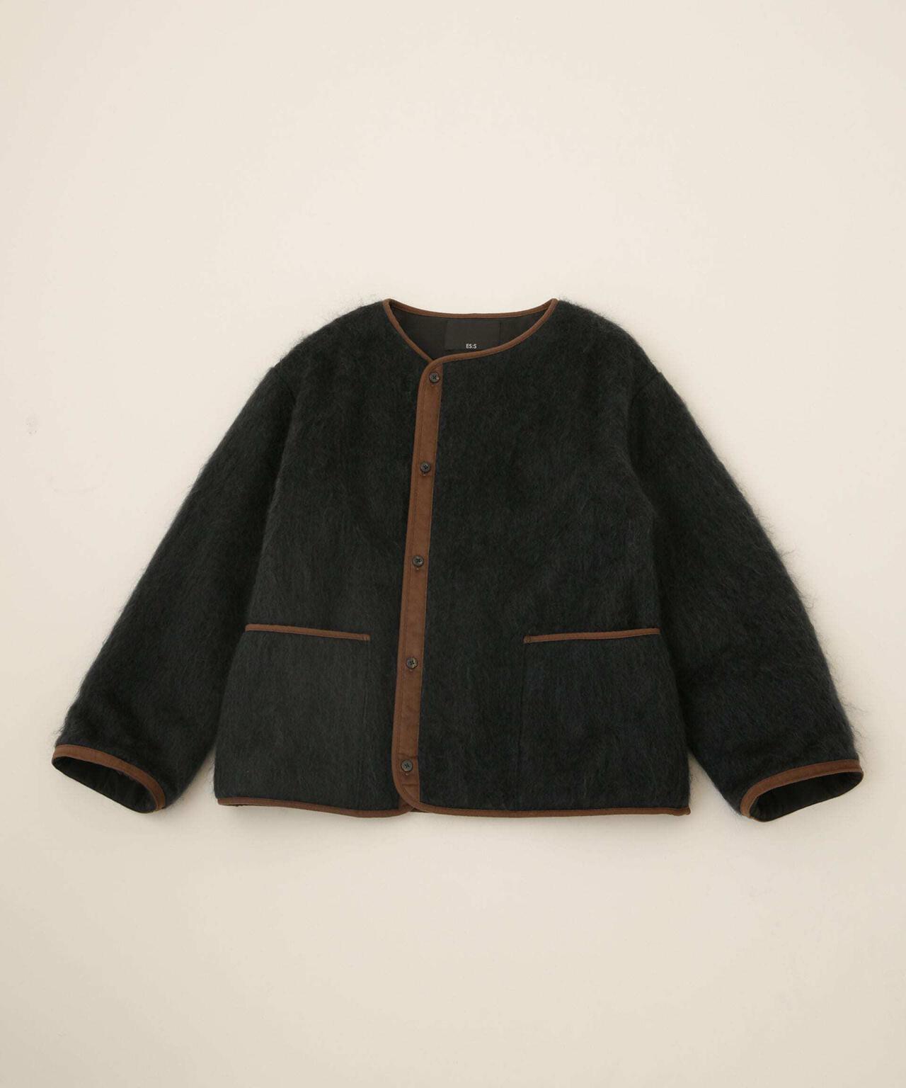 ES:S/NO COLLAR TRIM LINER JACKET 6702212071