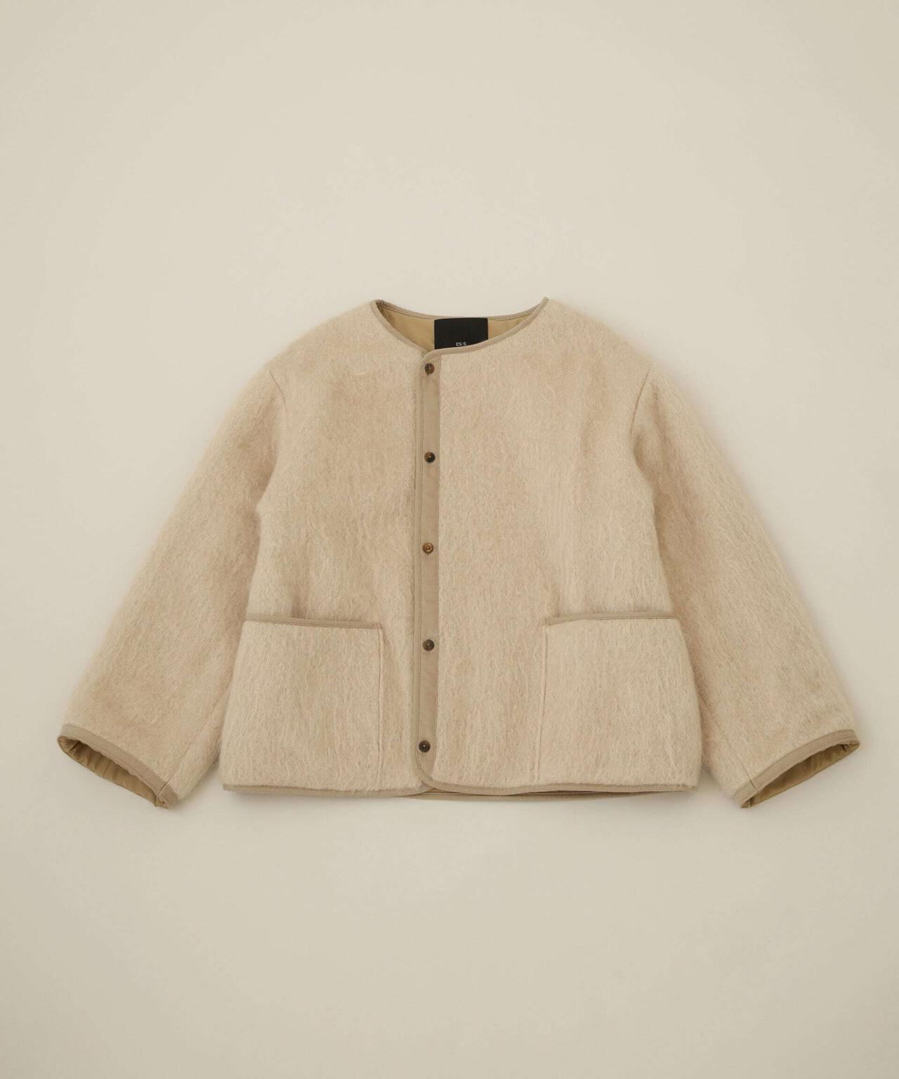 ES:S/NO COLLAR TRIM LINER JACKET 6702212071