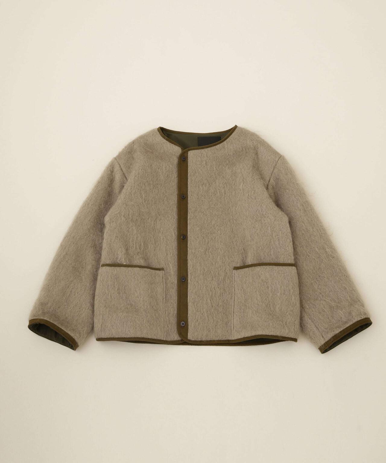 ES:S/NO COLLAR TRIM LINER JACKET 6702212071