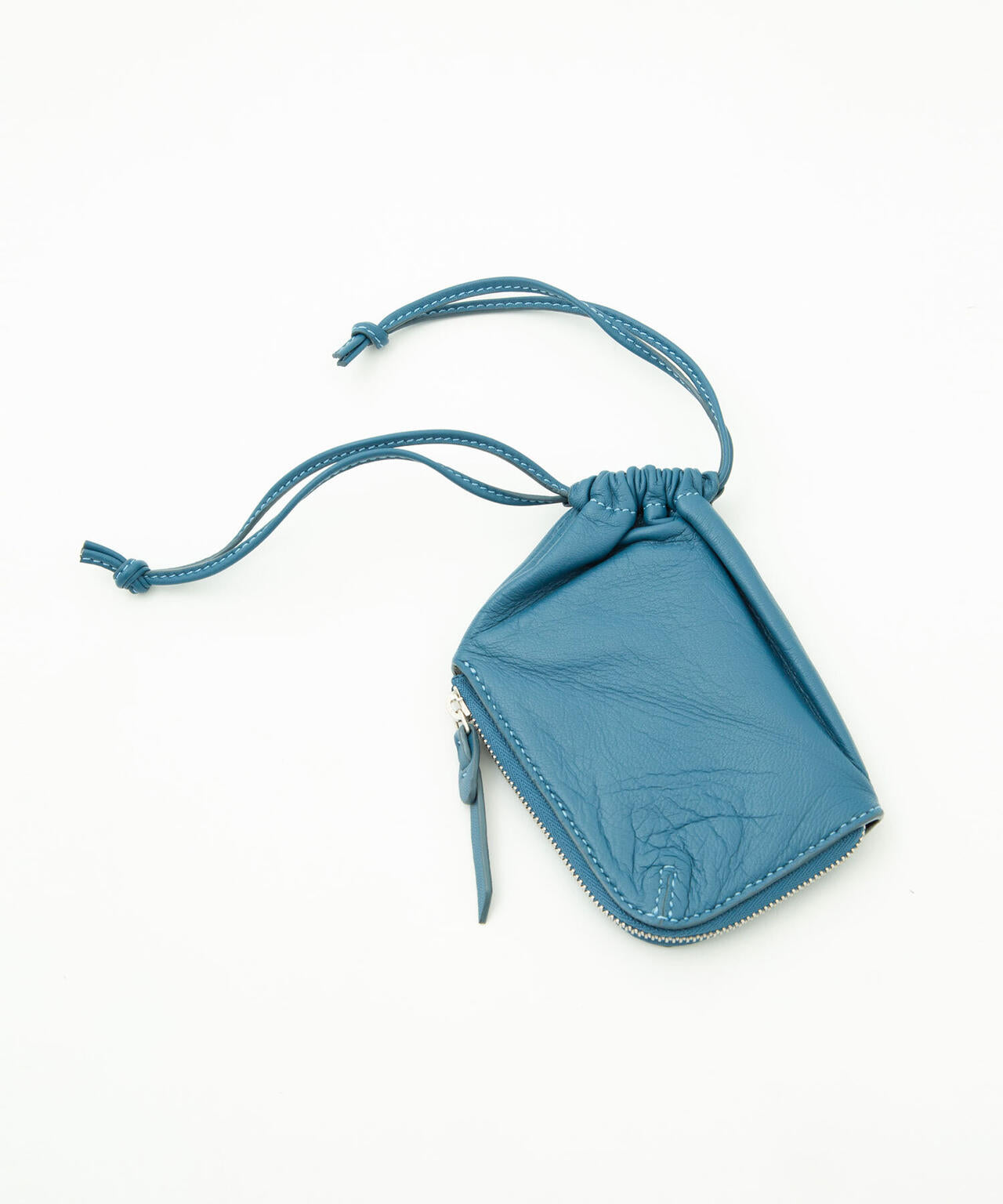 ED ROBERT JUDSON/drawstring L-zip purse 6703132104