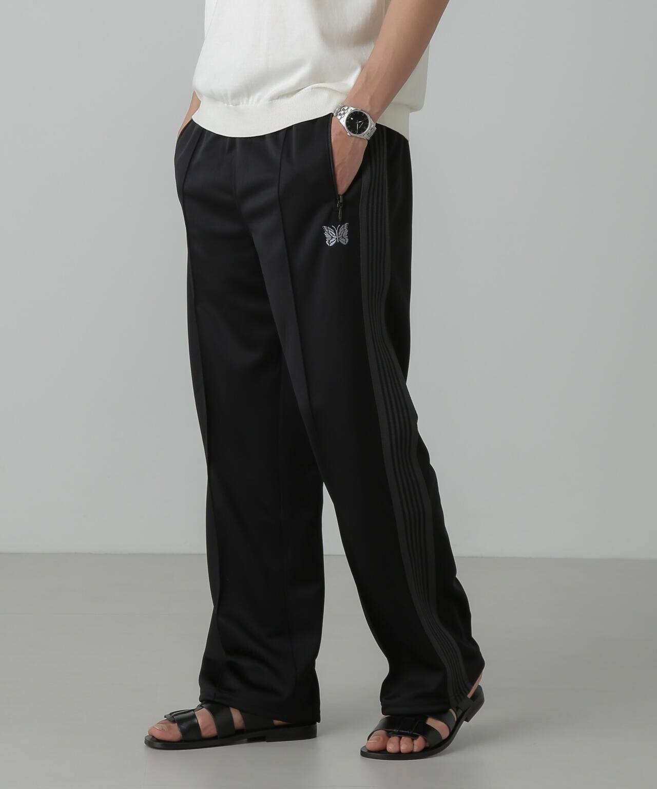 NEEDLES/別注 Track Pant Poly Smooth 6704127099