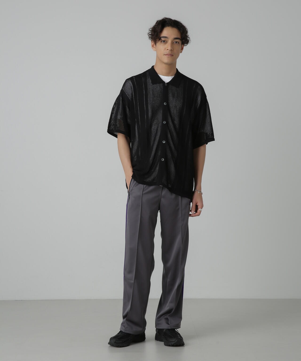NEEDLES/別注 Track Pant Poly Smooth 6704127099