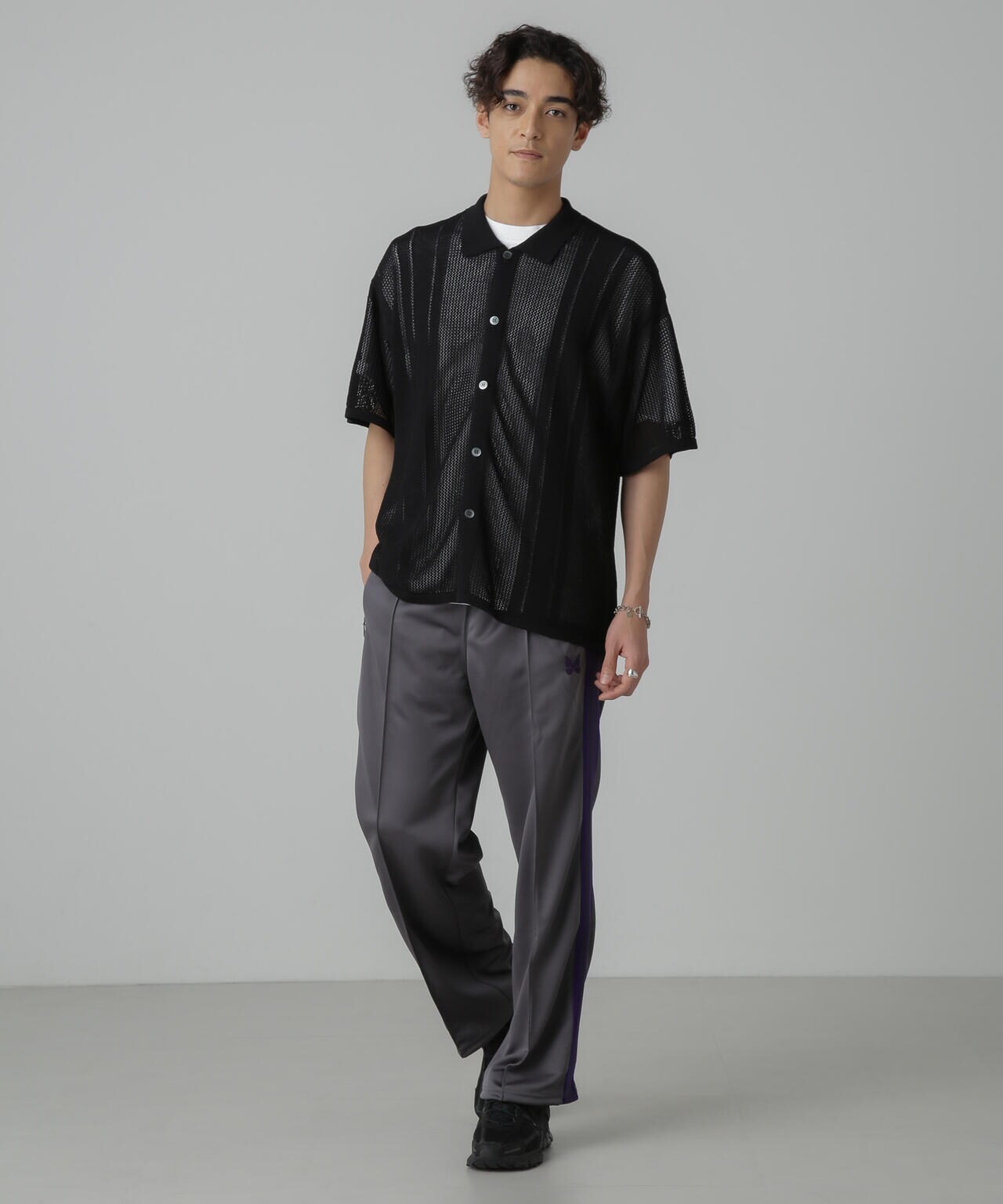 NEEDLES/別注 Track Pant Poly Smooth 6704127099