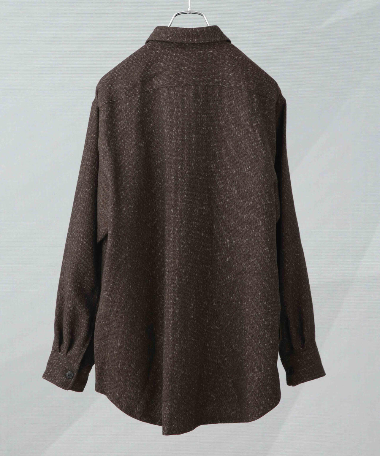 ULTERIOR/MELANGE CHAIN TWILL ZIP UP SH 6704220053