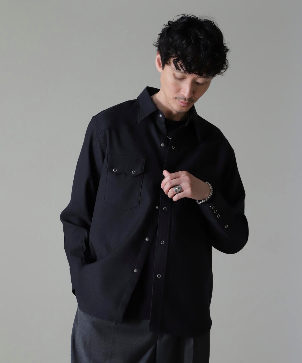 Wrangler/別注 Western Shirt 6704220054