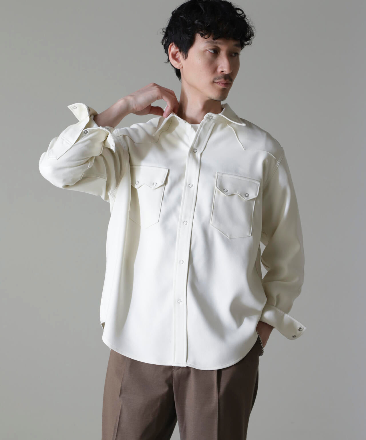 Wrangler/別注 Western Shirt 6704220054