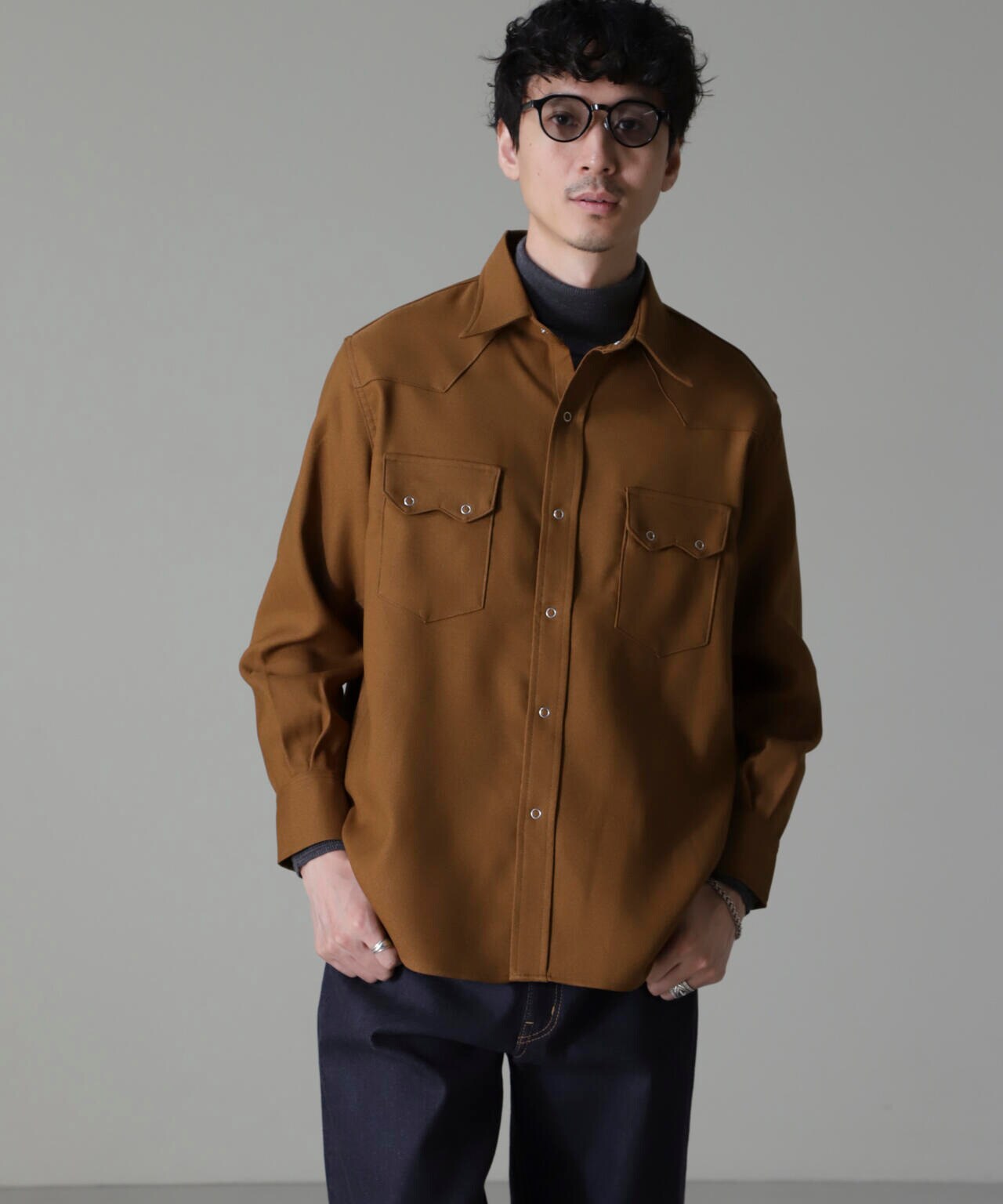 Wrangler/別注 Western Shirt 6704220054