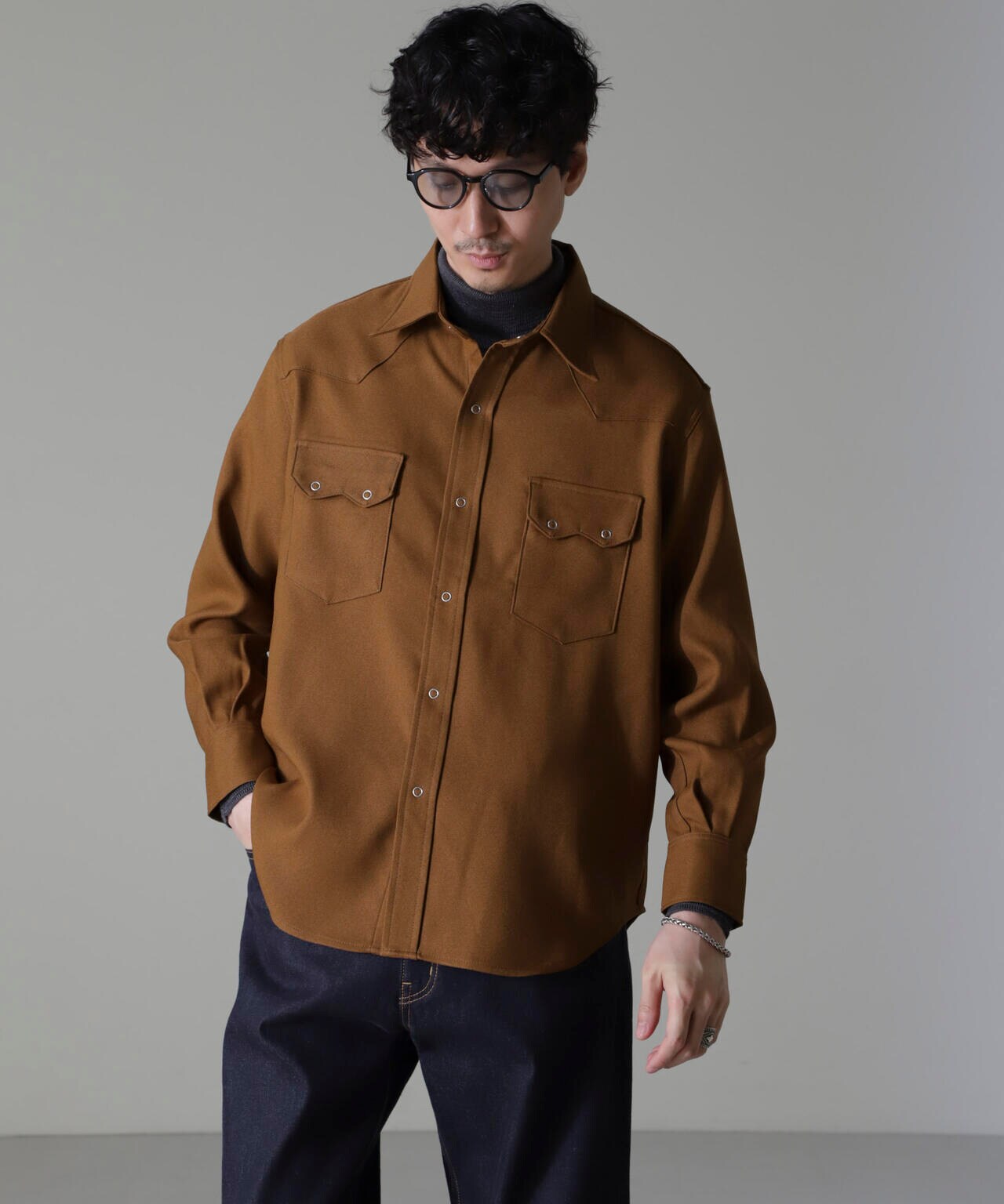 Wrangler/別注 Western Shirt 6704220054