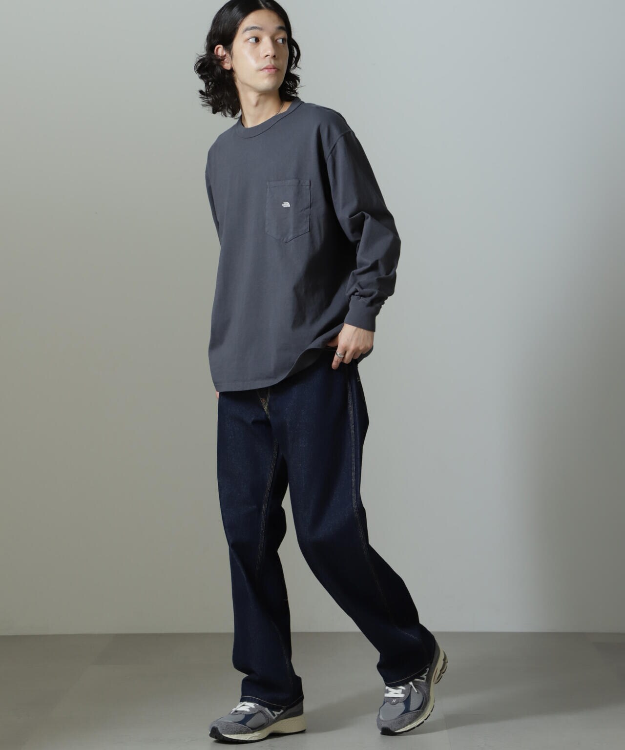 THE NORTH FACE PURPLE LABEL/7oz Long Sleeve Pocket Tee 6704223057