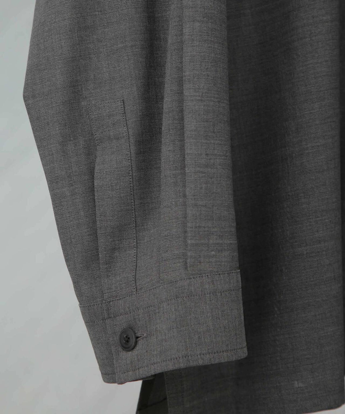 ATON/TWIST WOOL TROPICAL OS SHIRT(セットアップ可) 6705120110