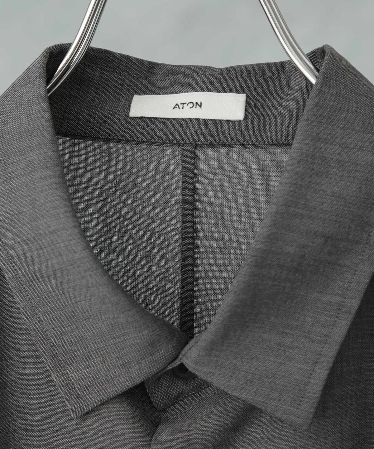 ATON/TWIST WOOL TROPICAL OS SHIRT(セットアップ可) 6705120110