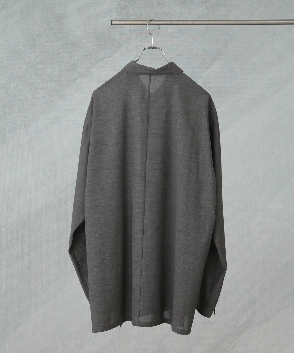 ATON/TWIST WOOL TROPICAL OS SHIRT(セットアップ可) 6705120110