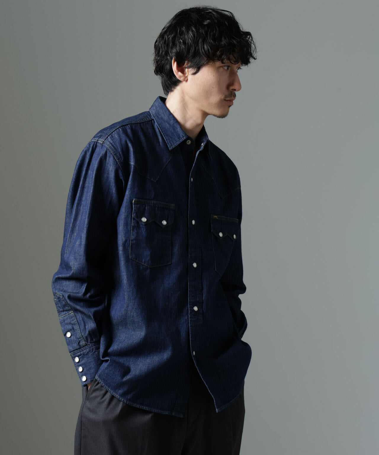 Lee/別注 Lee DENIM WESTERN SHIRT 6705120111