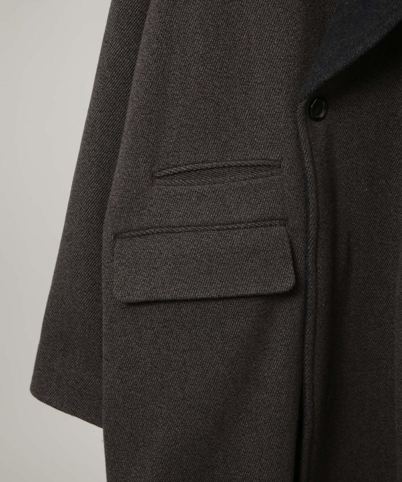 ULTERIOR/WOOL SILK KERSEY DB COAT 6705211042