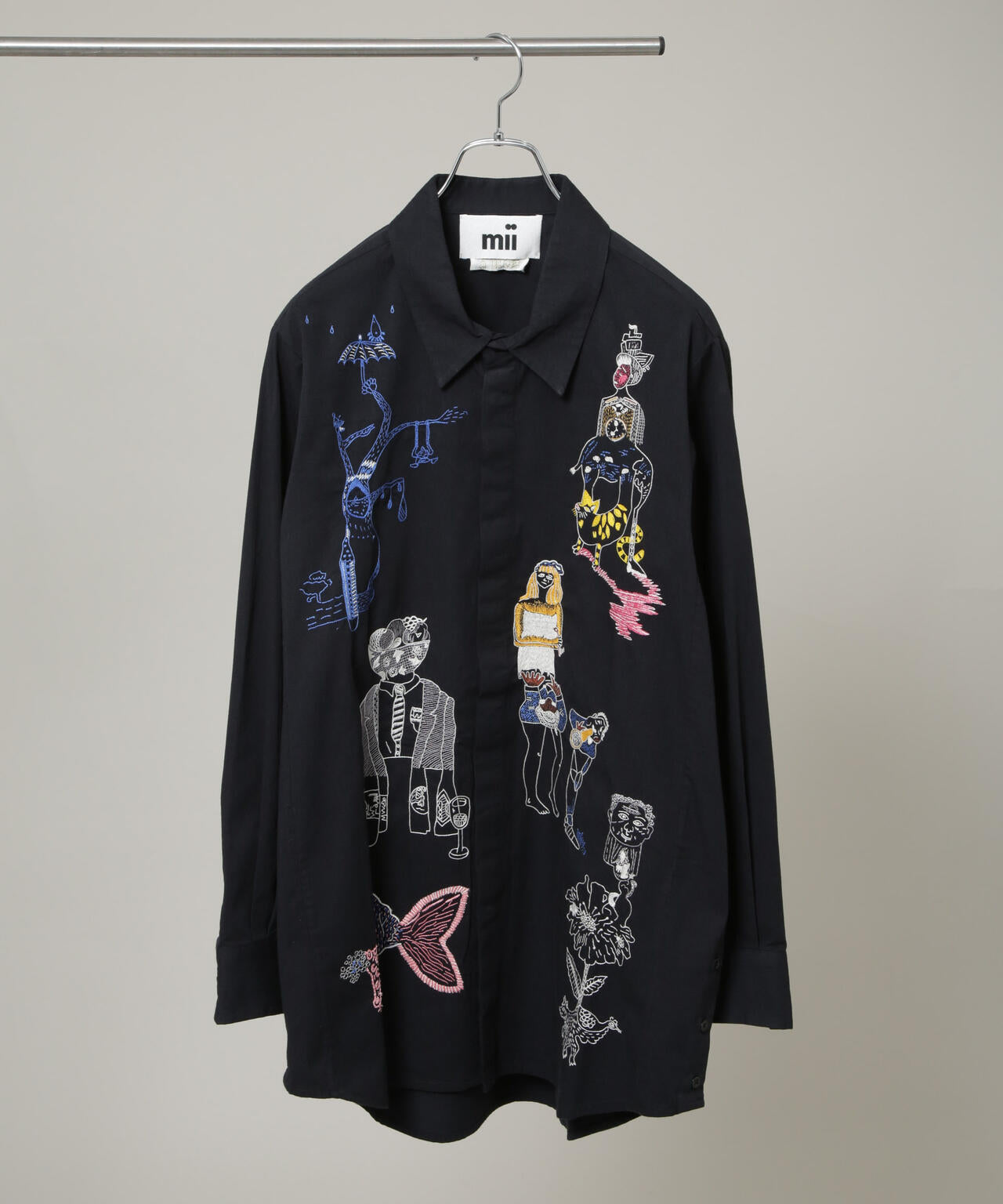 mii/PACED HAND EMBROIDERED SHIRT 6705220052