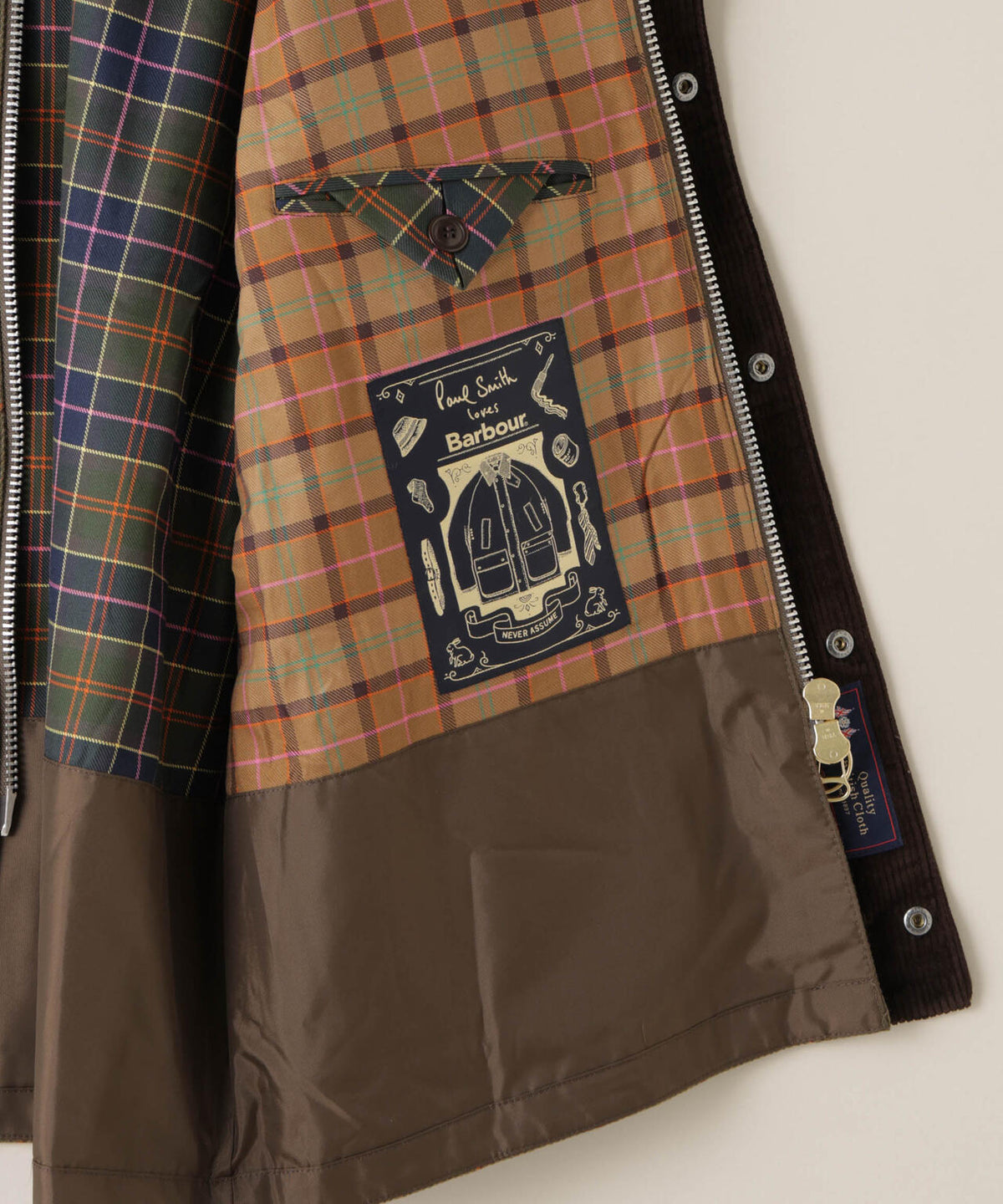 BARBOUR X PAUL SMITH/BEAUFORT WOOL JACKET 6706212016