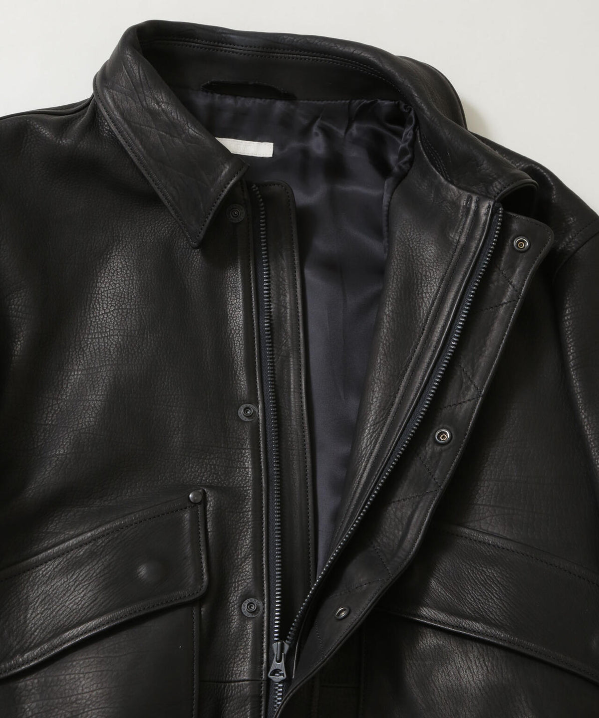 ULTERIOR/CALF LEATHER FLIGHT JKT 6706213021