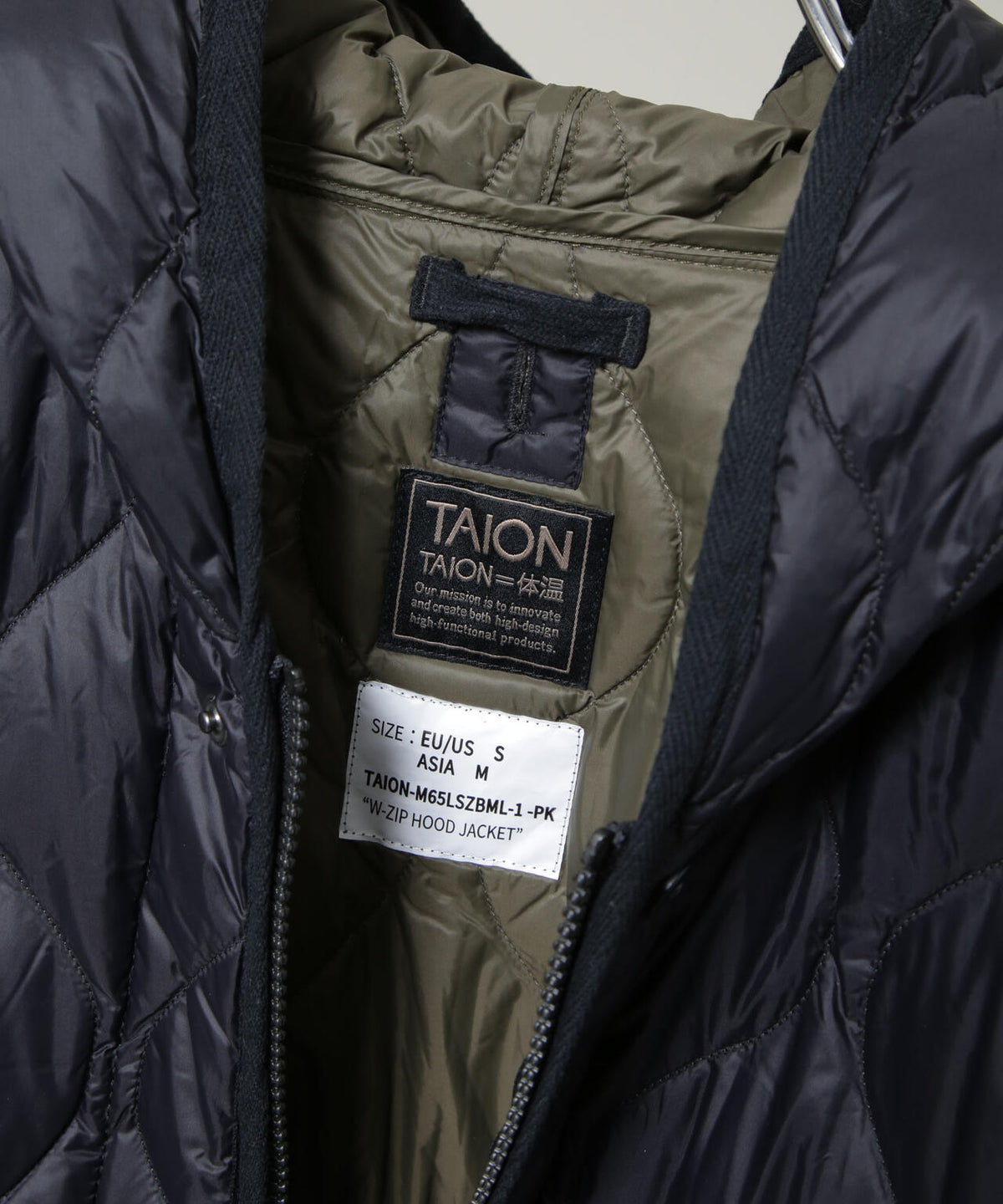 TAION/MILITARY W-ZIP HOOD DOWN JKT 6706214007