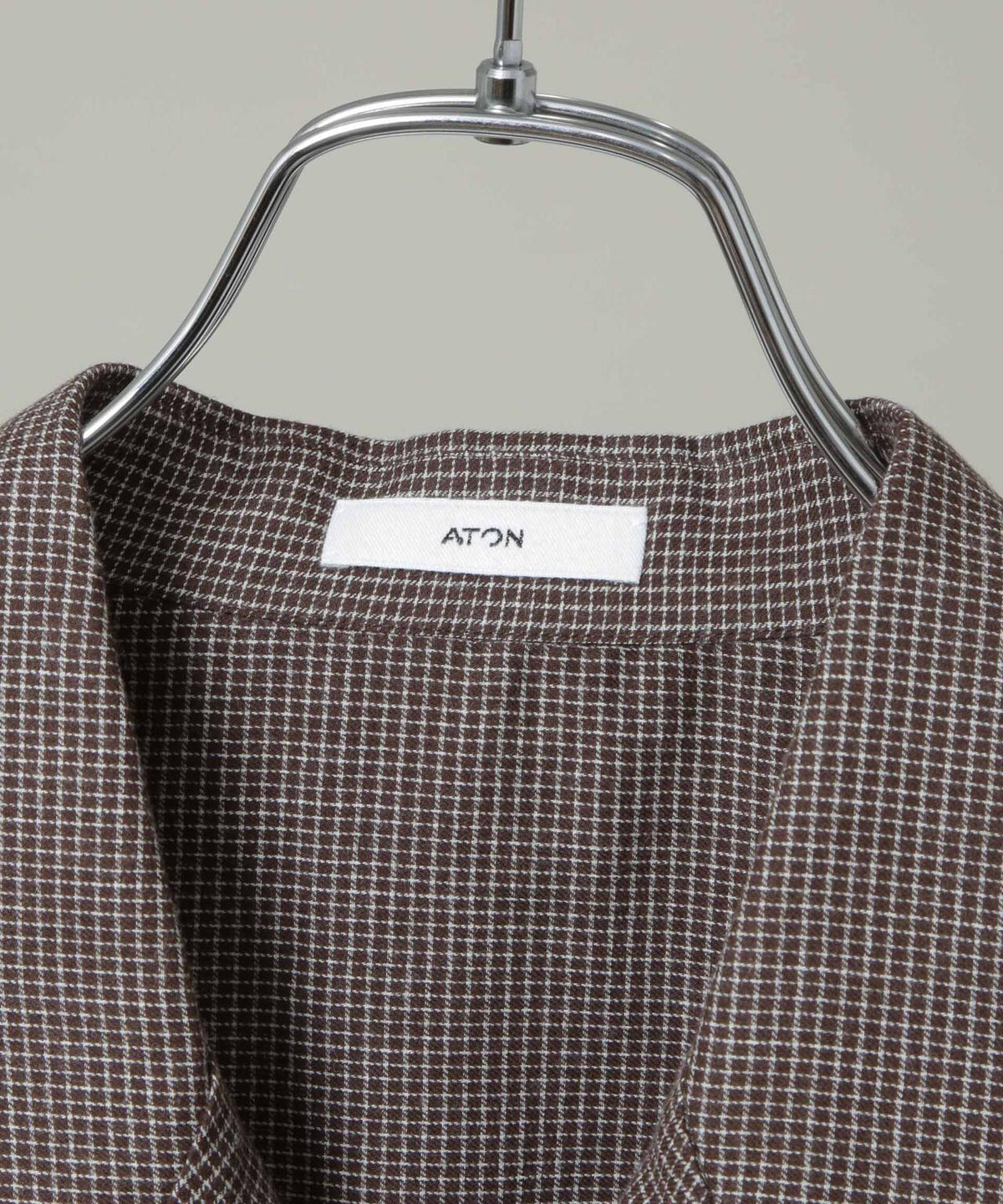 ATON/COTTON YAK OPEN COLLAR SHIRT 6706220009