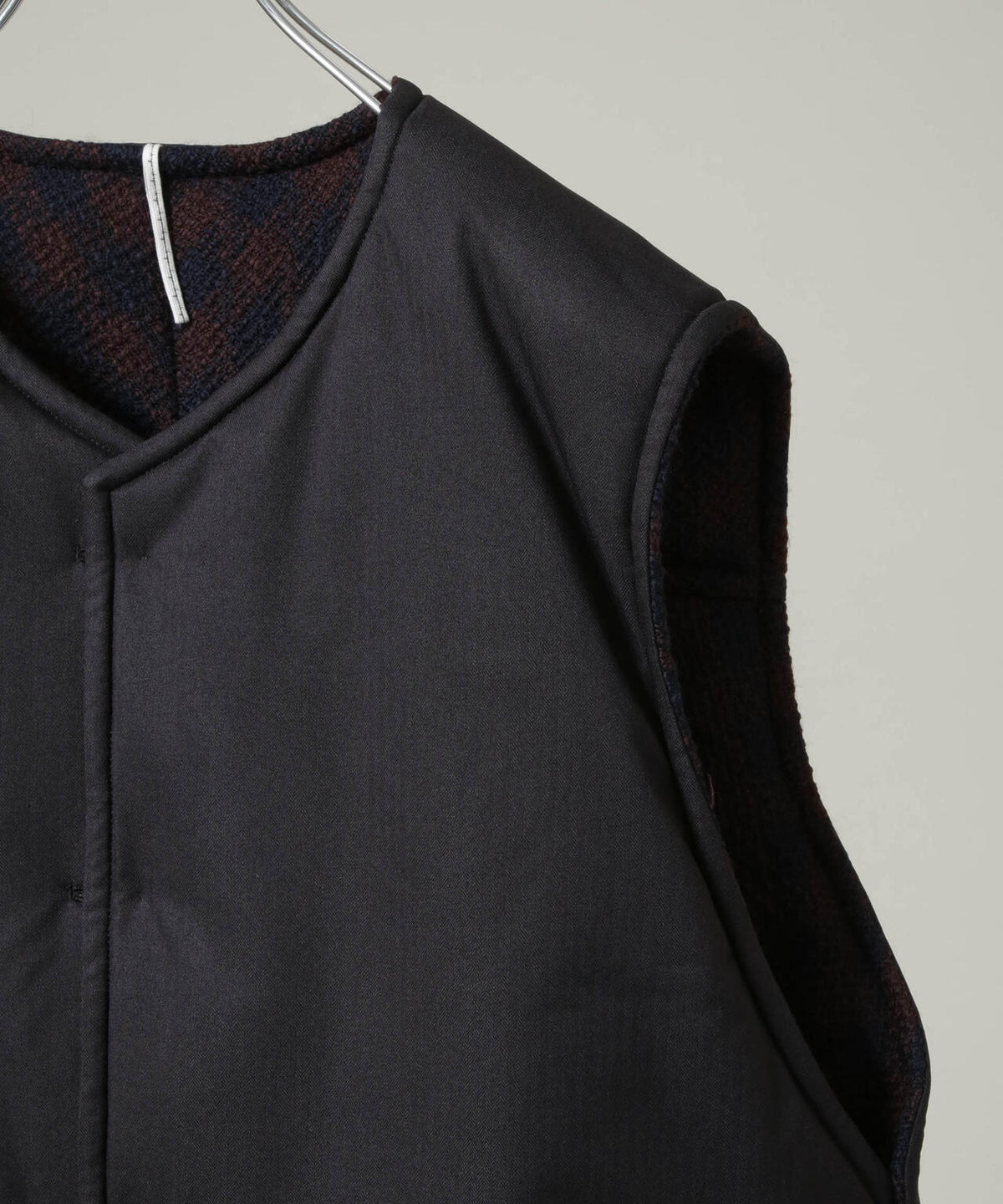m's braque/4 BUTTON PADDED OUTER-VEST 6706225004