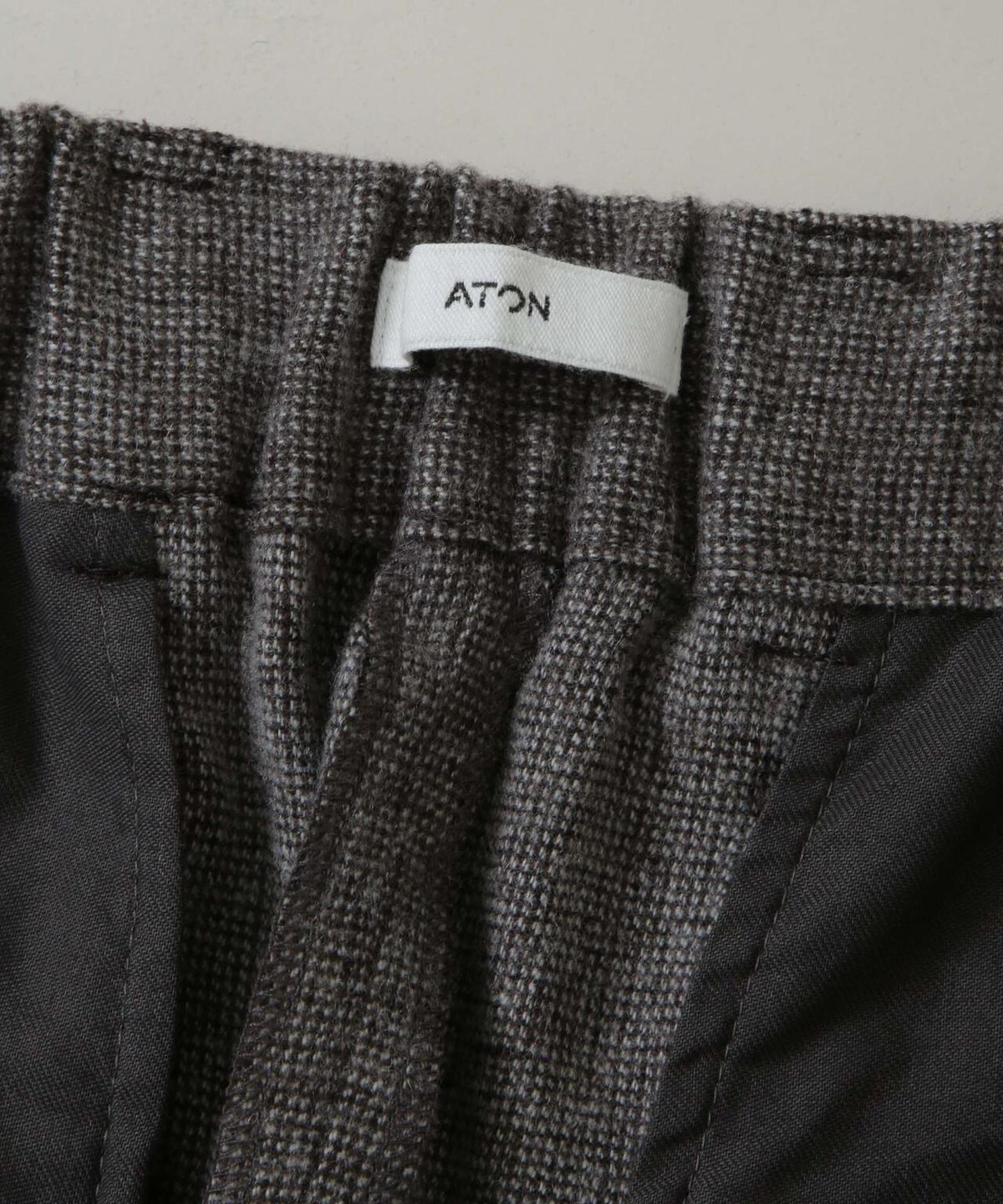ATON/LINEN WOOL TWEED LOOSE FIT PT 6706227019