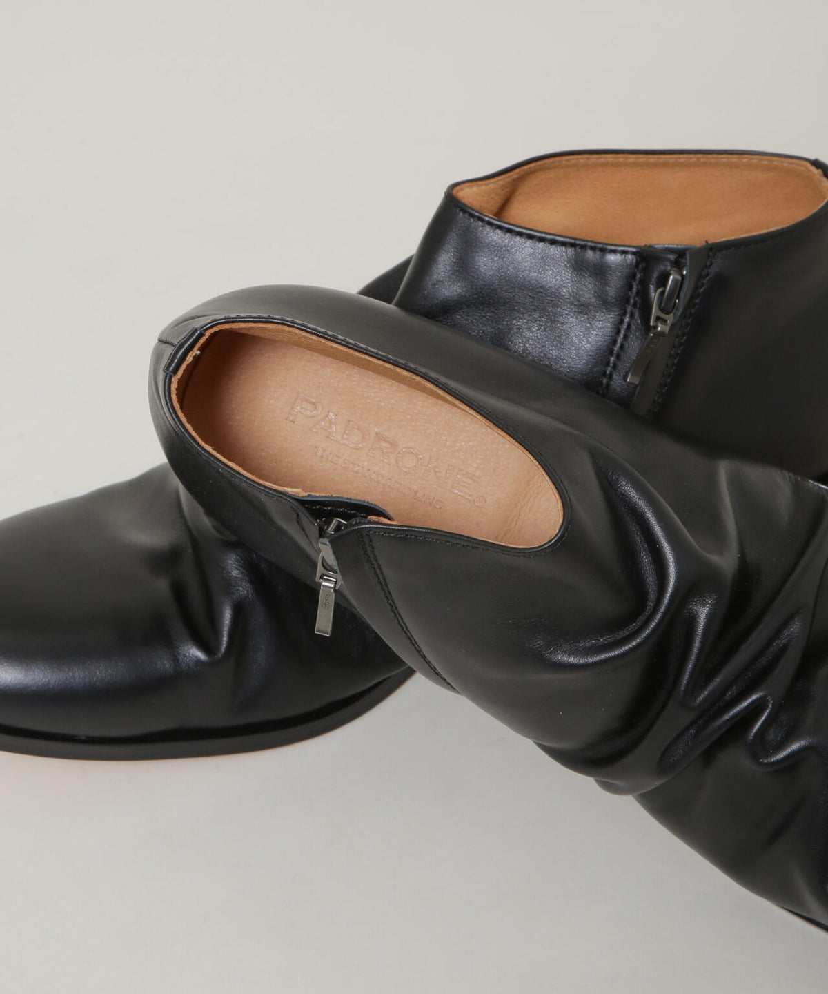 PADRONE THE STANDARD LINE/別注SHORT SIDE ZIP BOOTS/ショートブーツ 6706236041